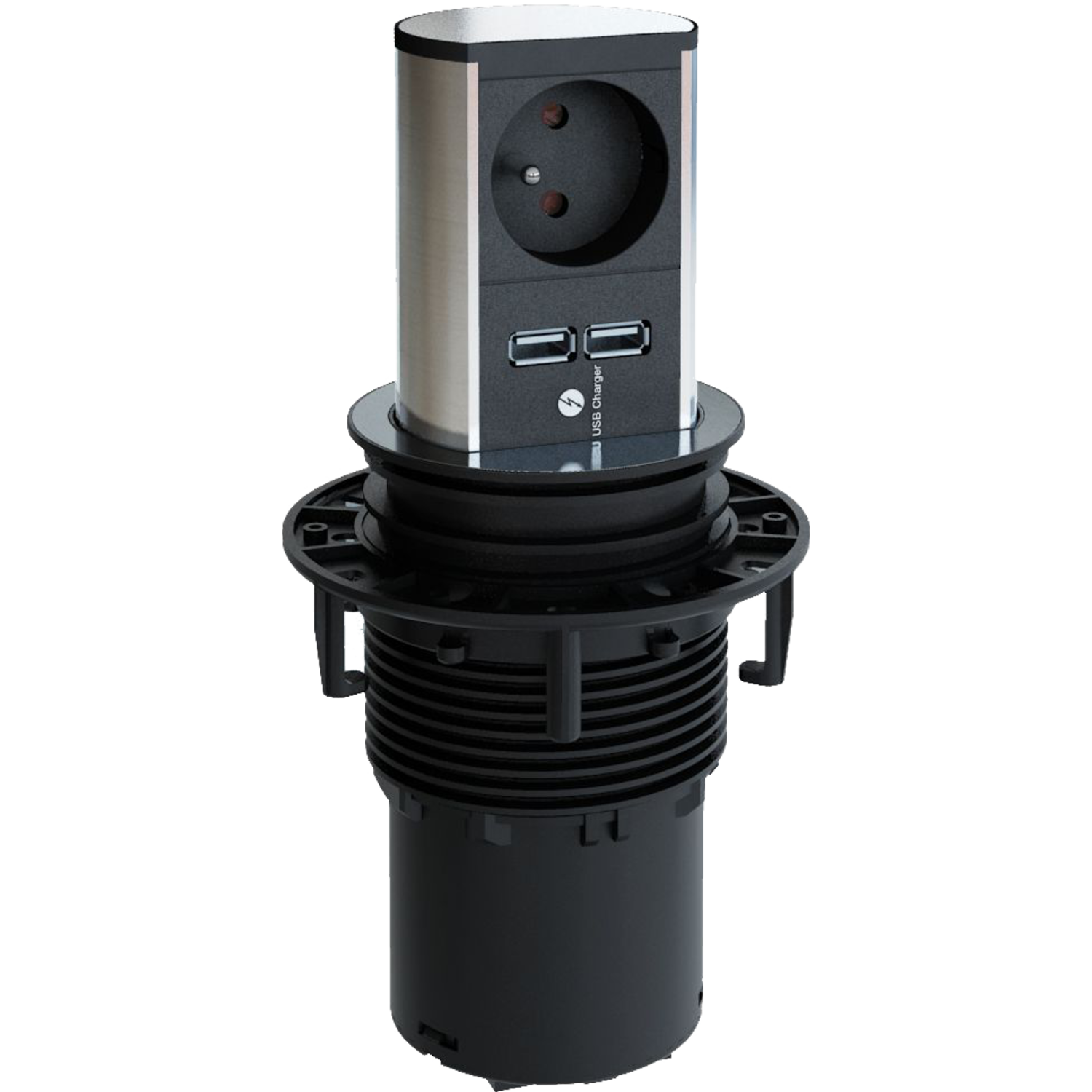 Elevator rvs-look d-l-nl 1 st+usb charg