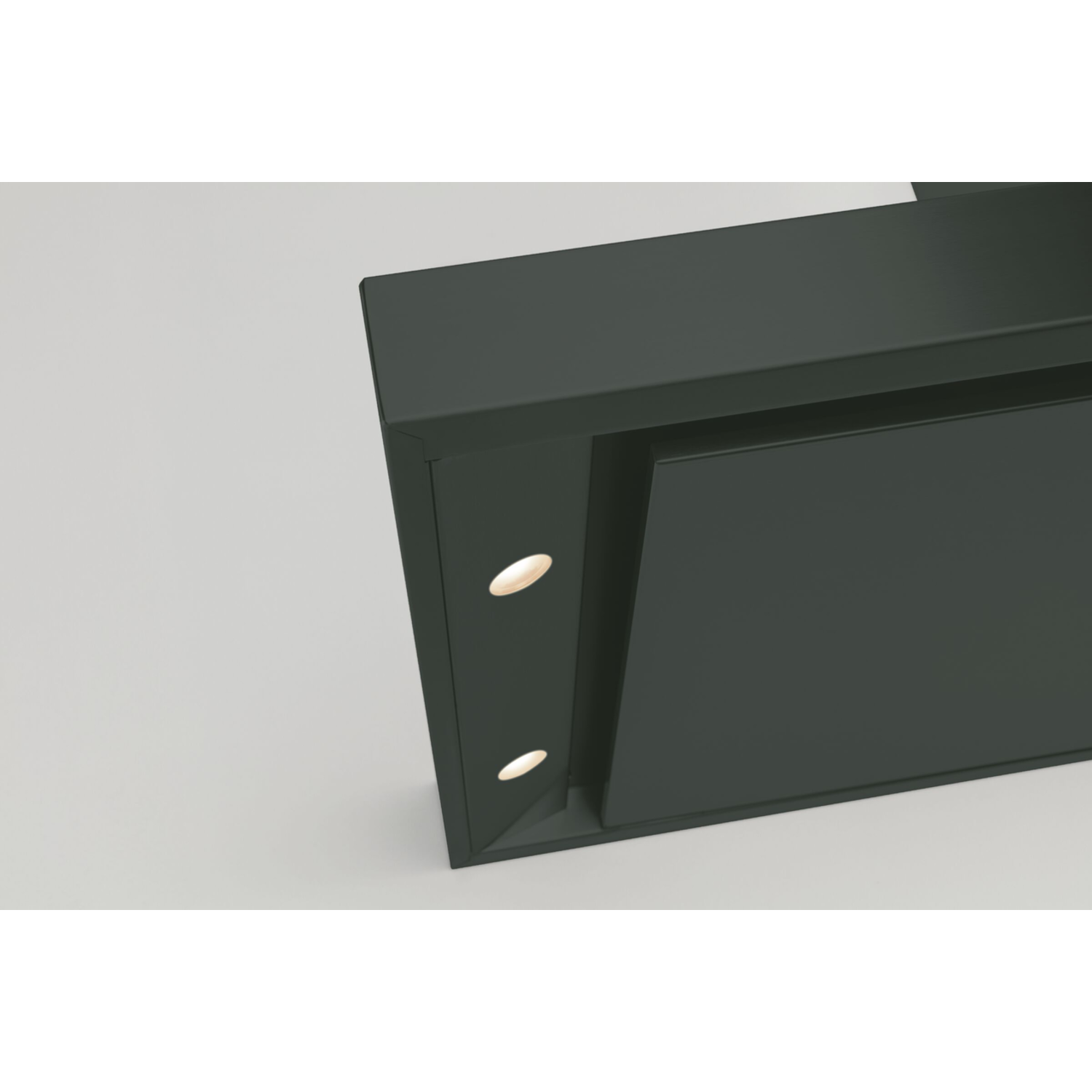 Novy Flatline 90 cm mineral black wanddampkap