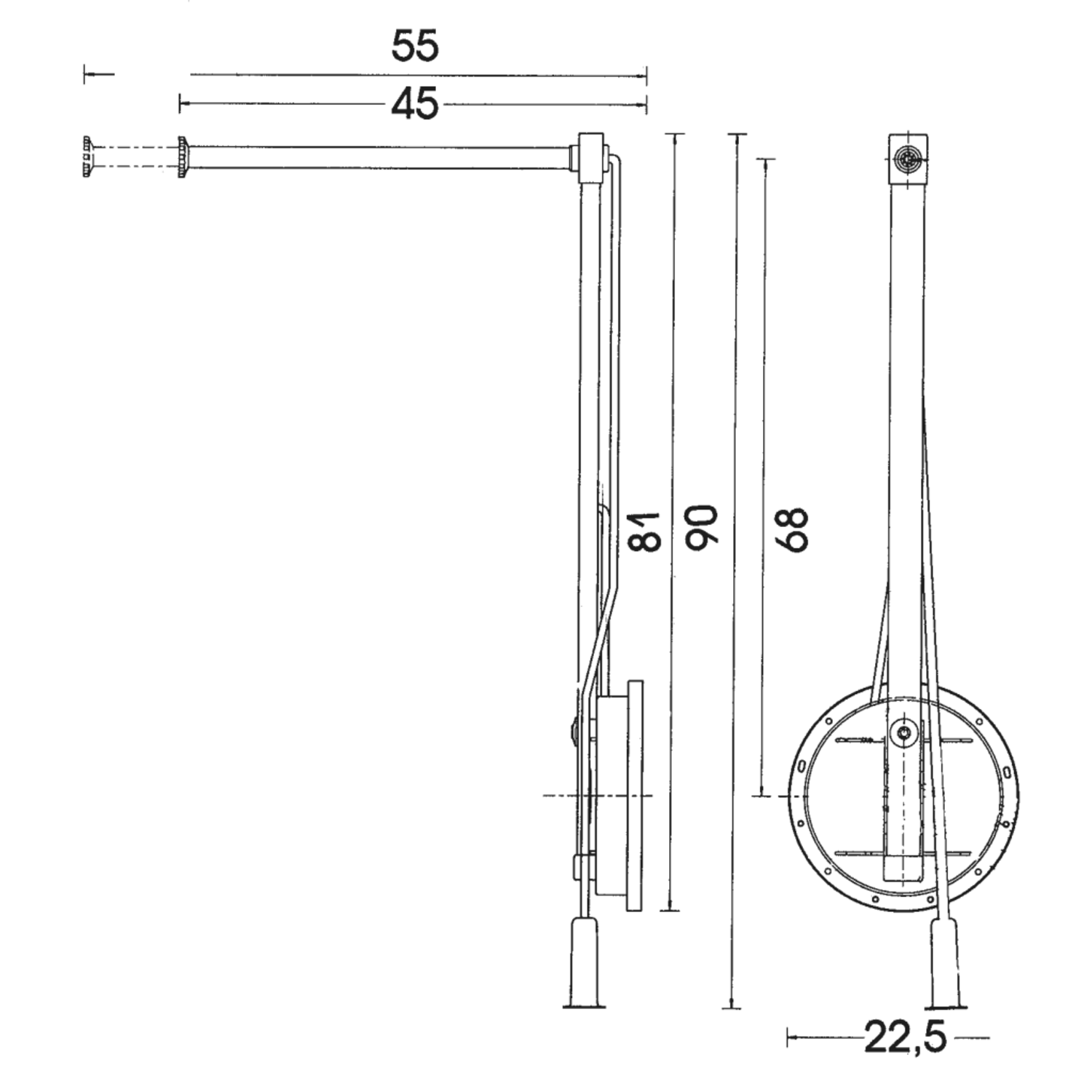 Klederlift Single 12 kg links