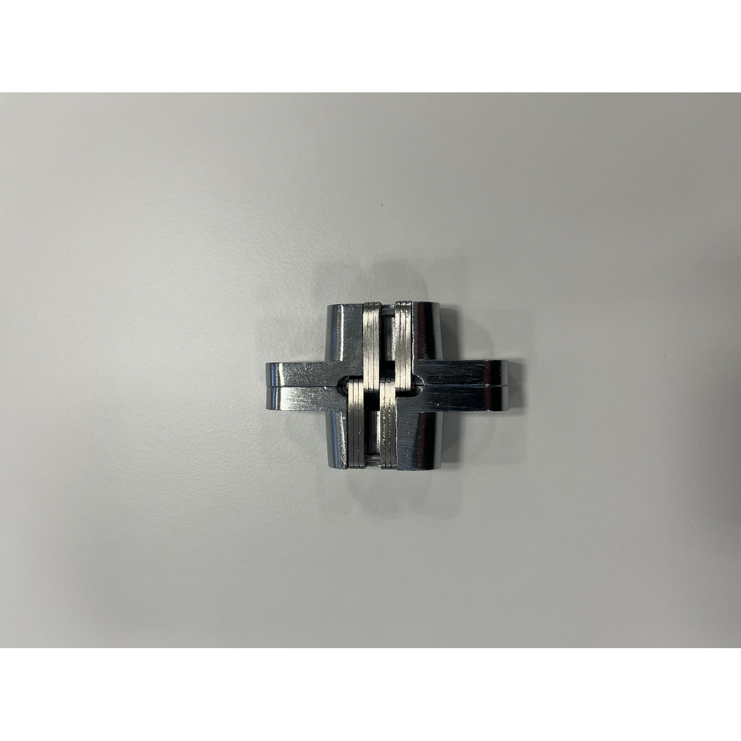 Onzichtbaar scharnier 68.8x15.7mm nikkel geborsteld
