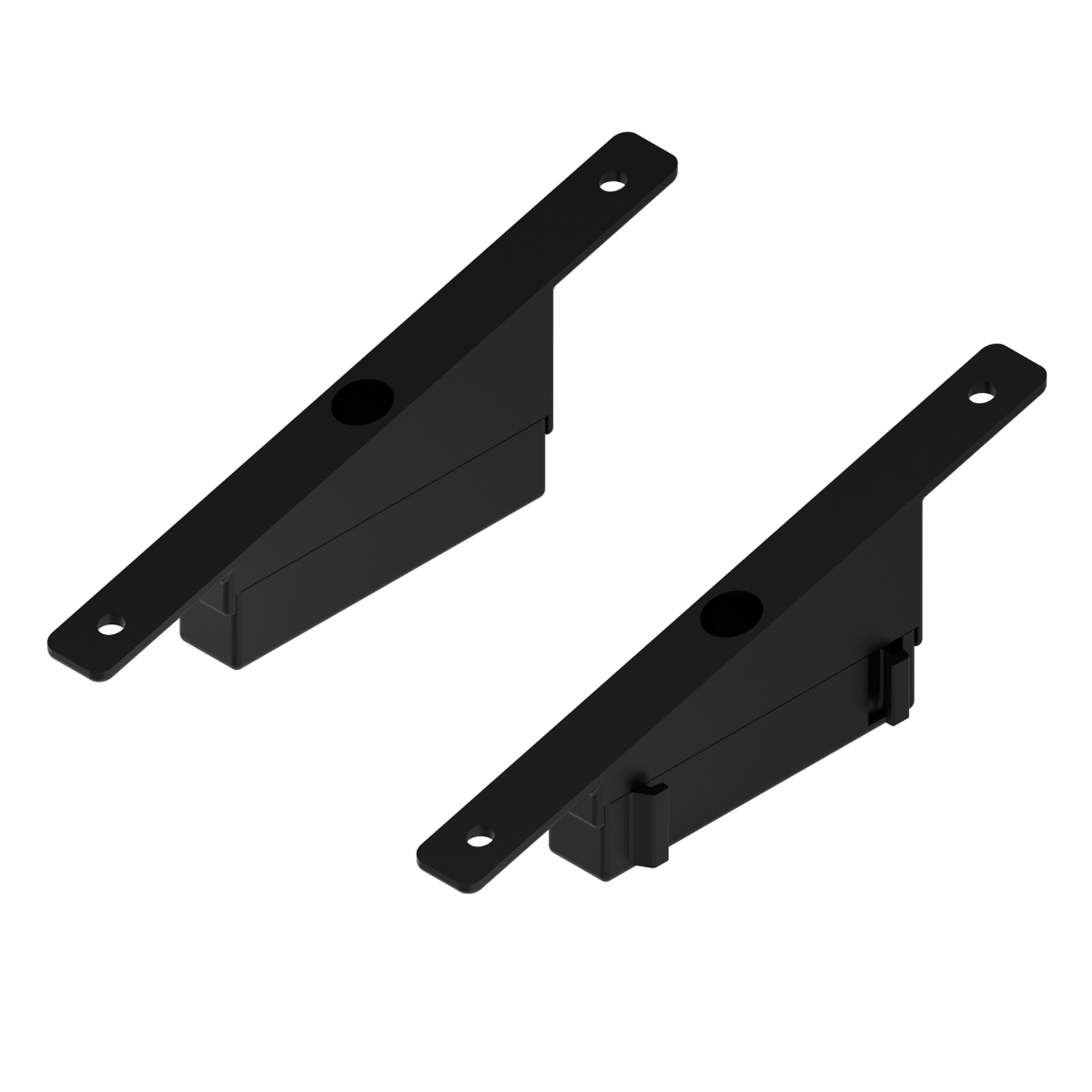 Structura drager schoenrek zwart alu
