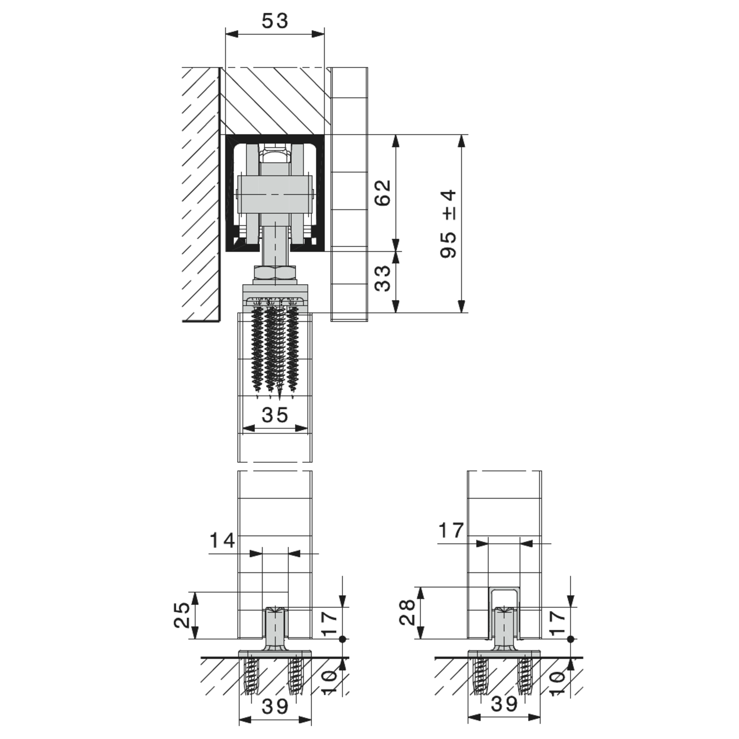 Hawa Junior 160 A basisgarnituur