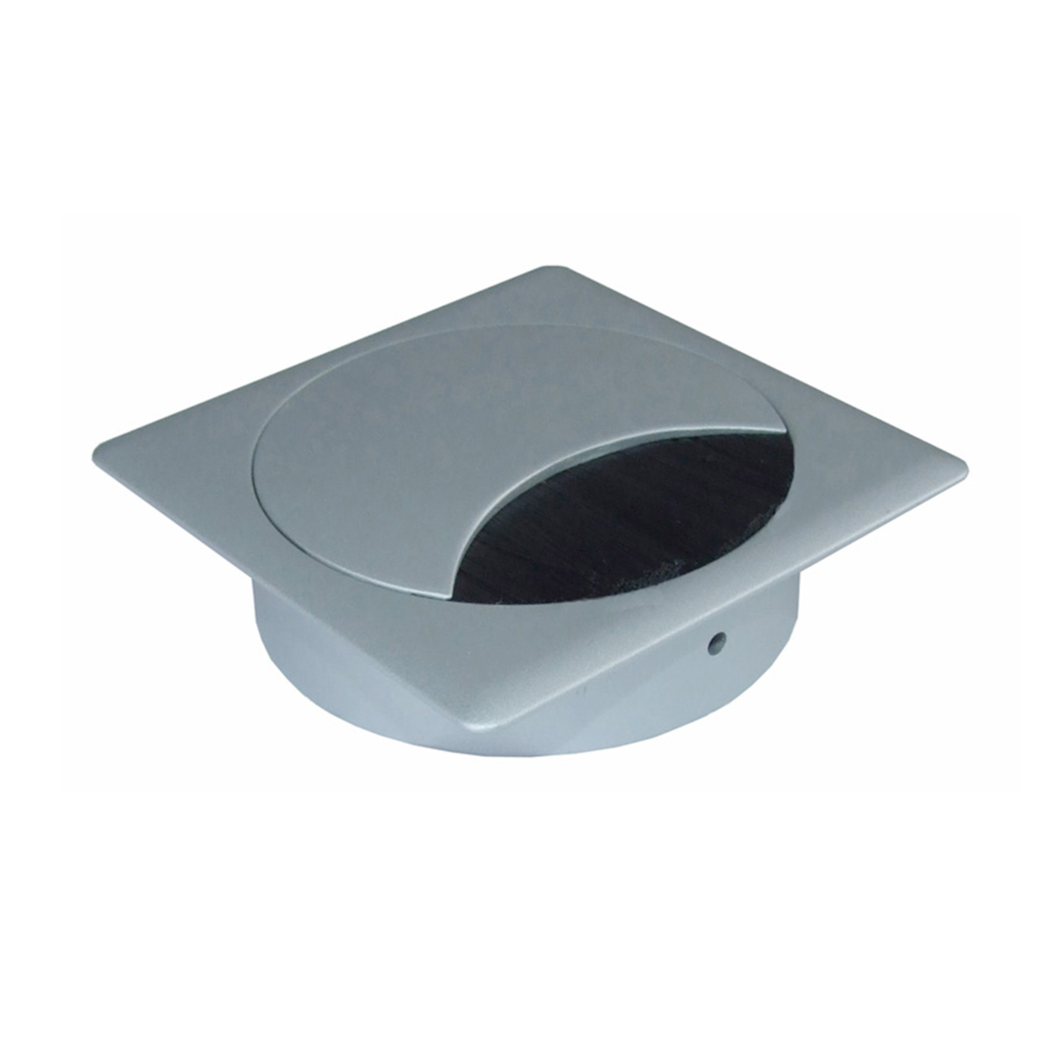 Kabeldoorvoer Exit Q zamak rvs look 90x90mm