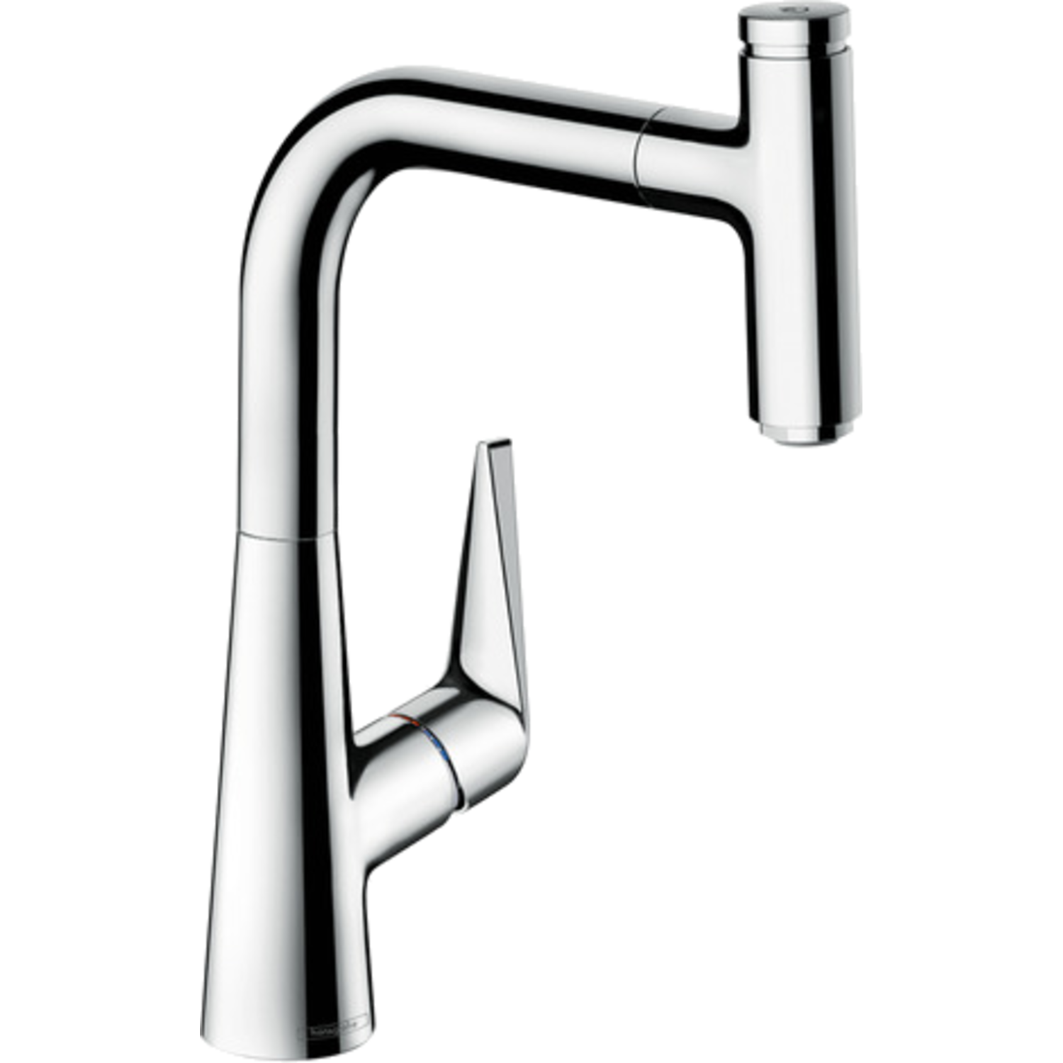 Hansgrohe KP M5115-H200 mengkraan Select 220 chroom uittrekbare vuistdouche + sbox