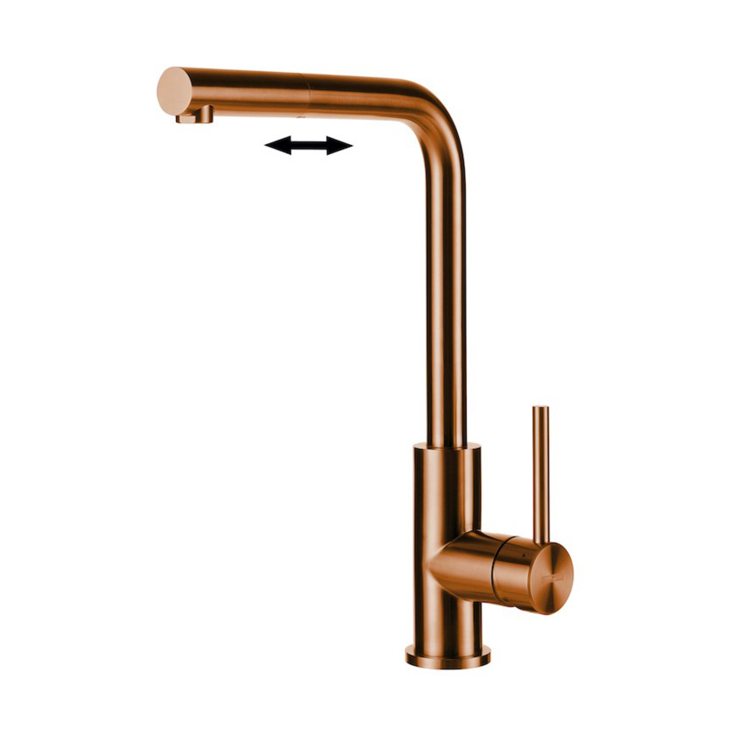 LR keukenkraan TWEED-COPPER uittrek L