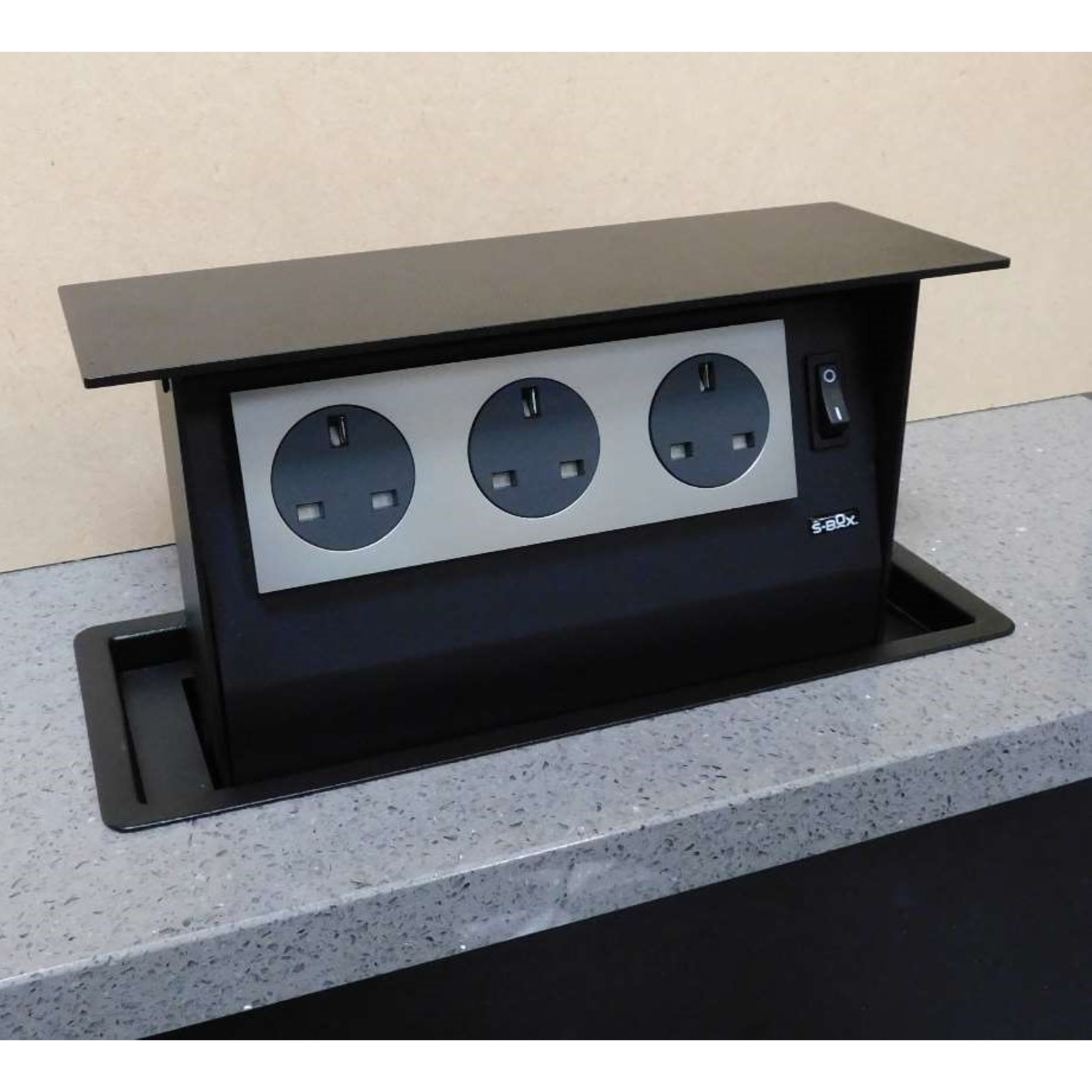 S-box zwart nl-d-l (3 st)