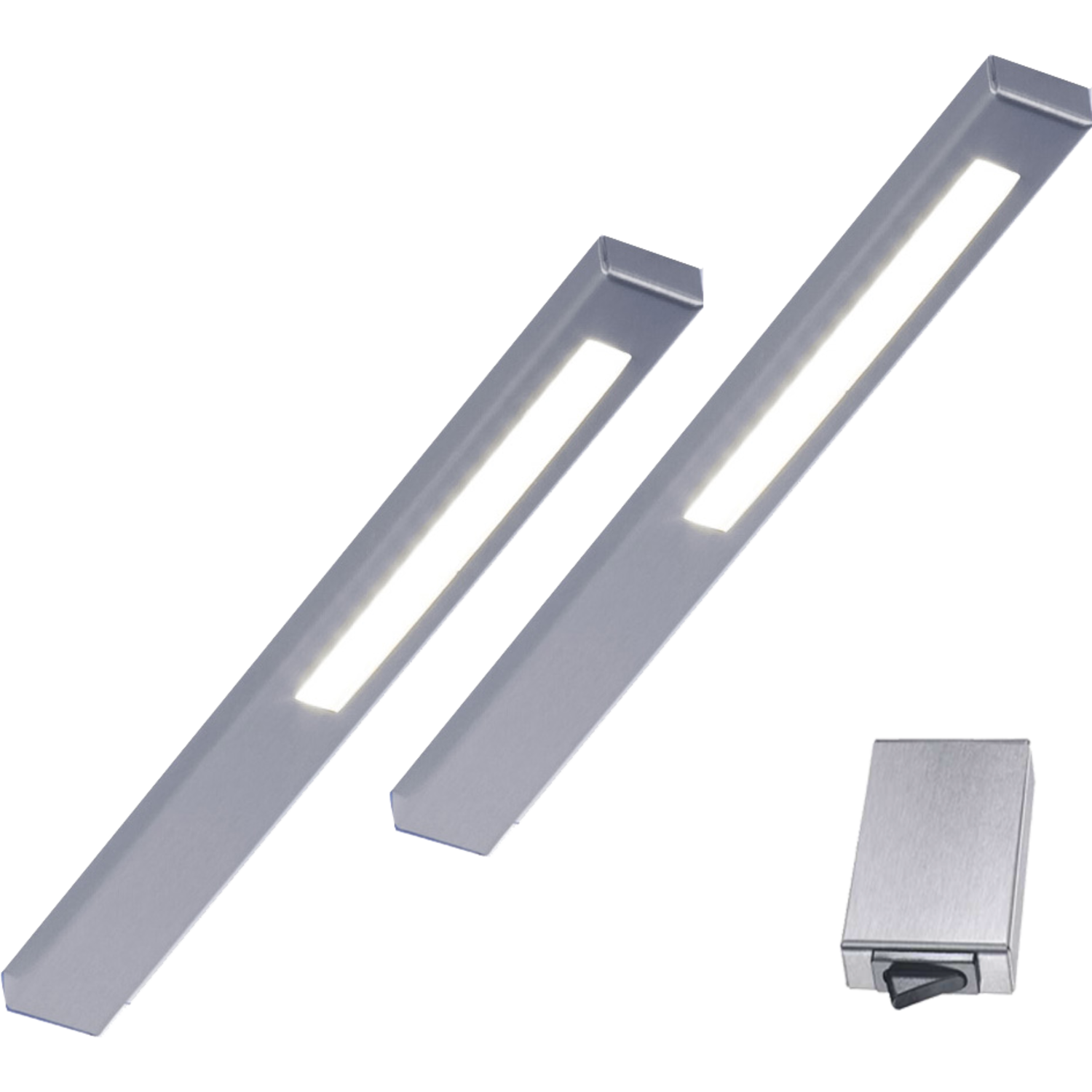 Slim led-Set 2 x 2.8w 12V 3500k RVS