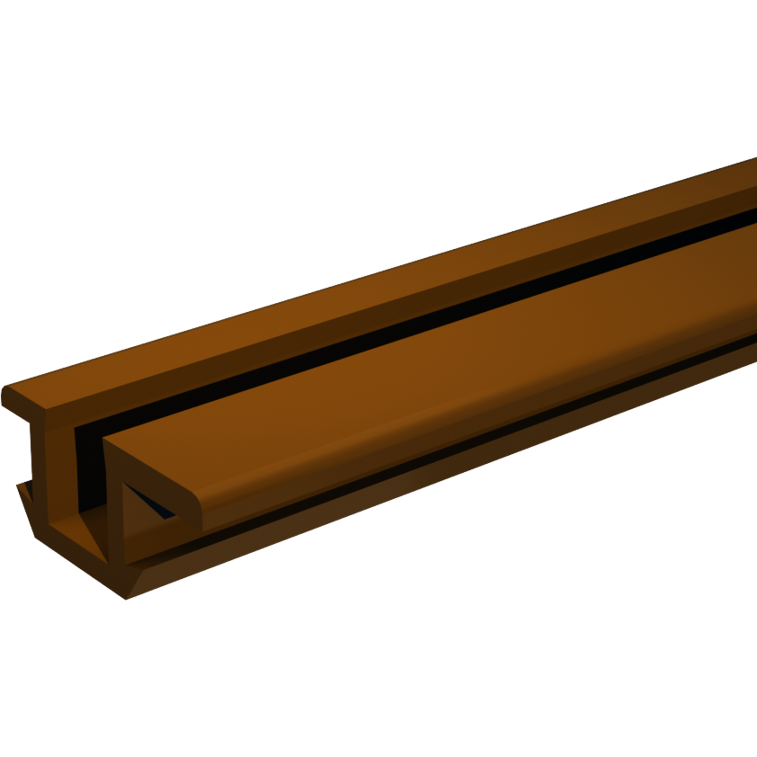 Pico rail 17884 kastanjebruin/3 meter