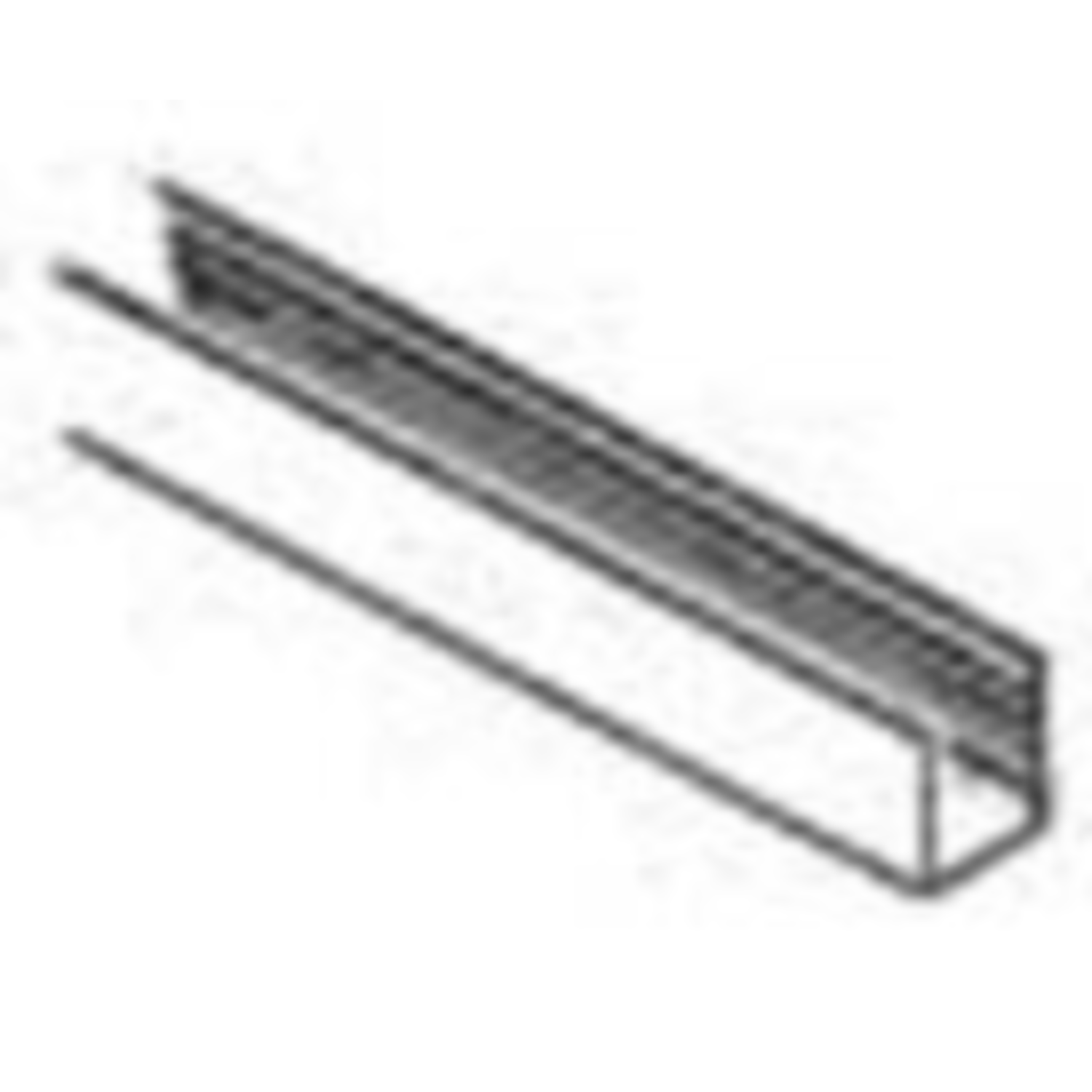 Klemprof. vr glas transparant 60275