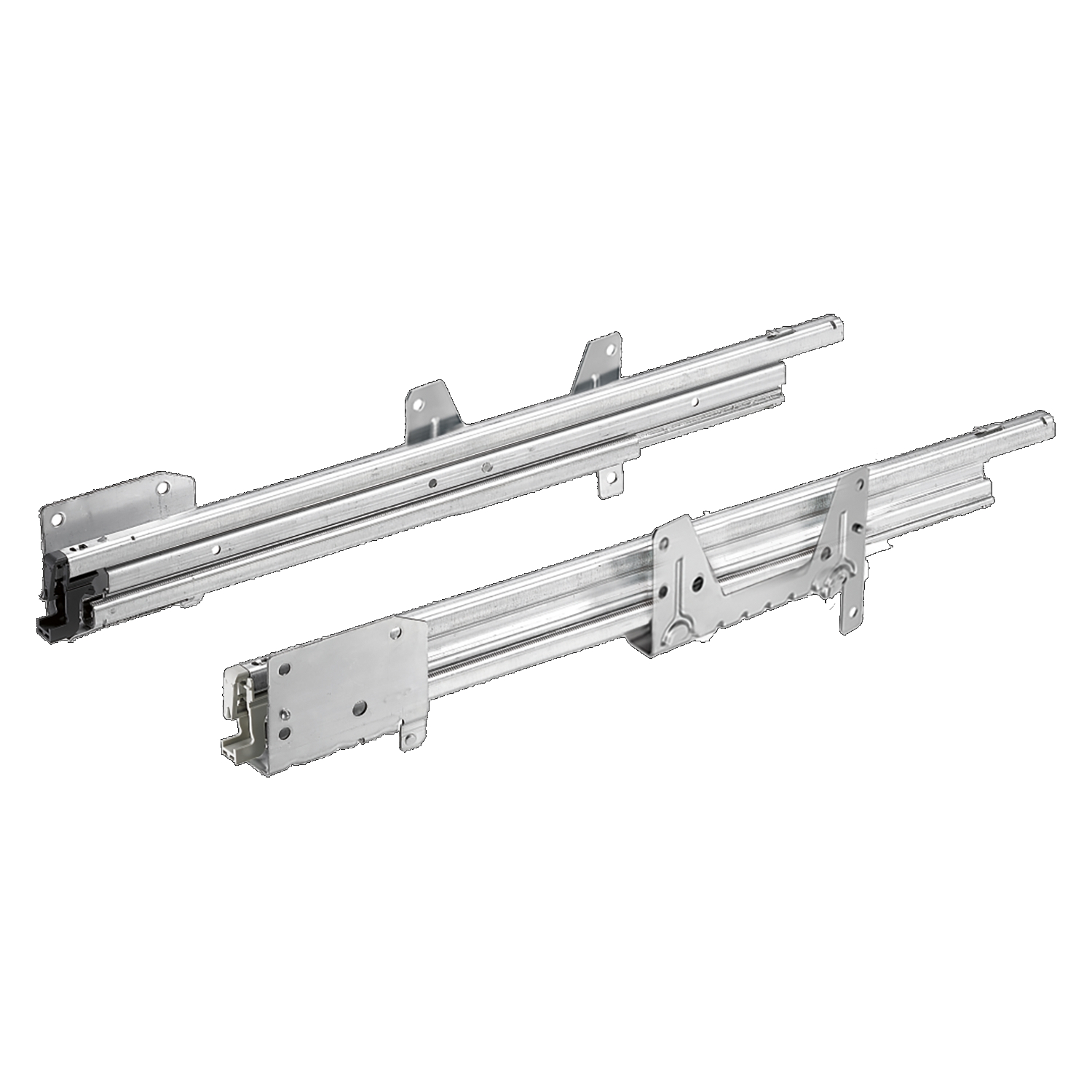 Ladegeleiders Quadro Duplex 45, Silent System compatibel, Push to open compatibel, EB 292 mm / 392 mm, 730 mm, links en rechts