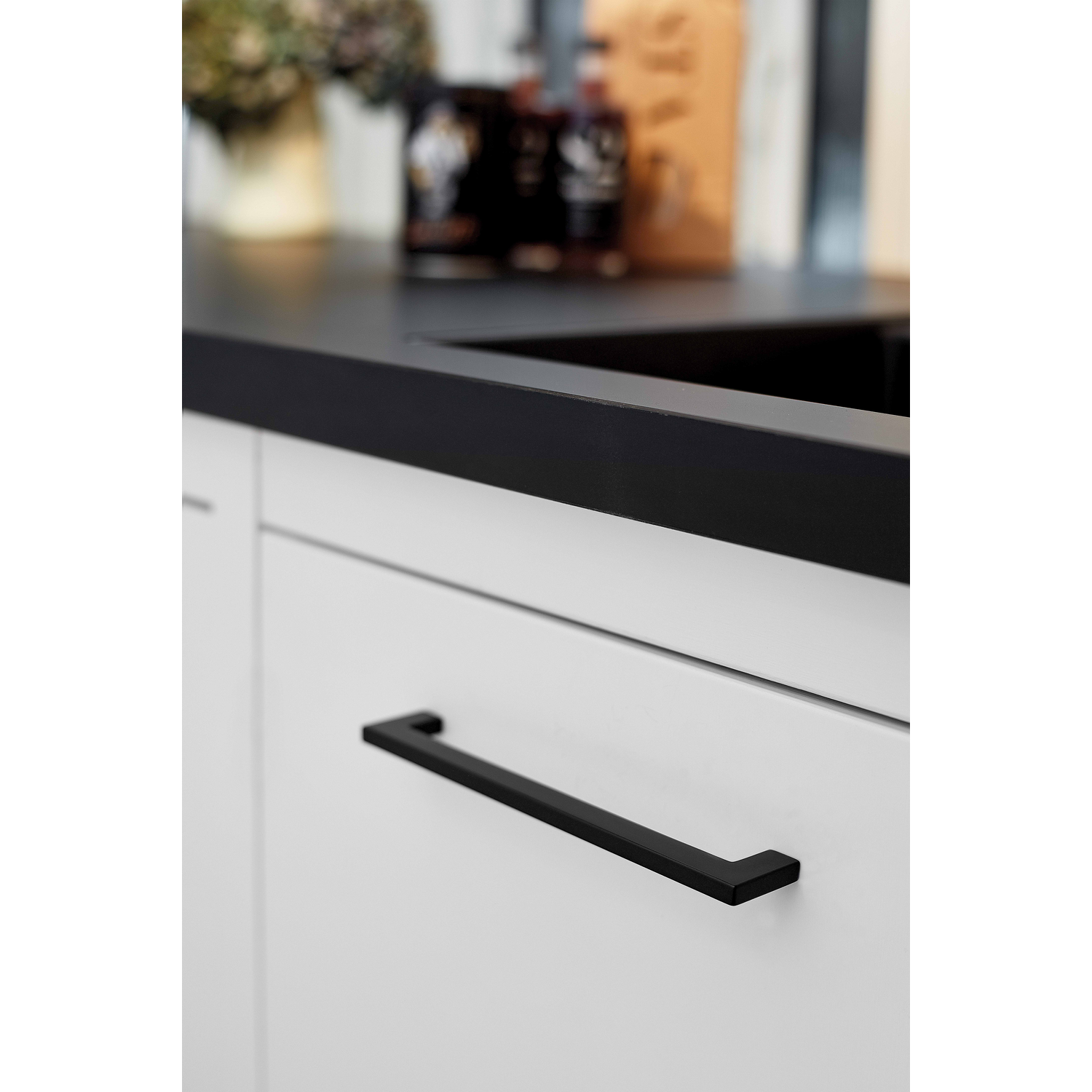 Greep flat ba256 l270 zamak mat zwart