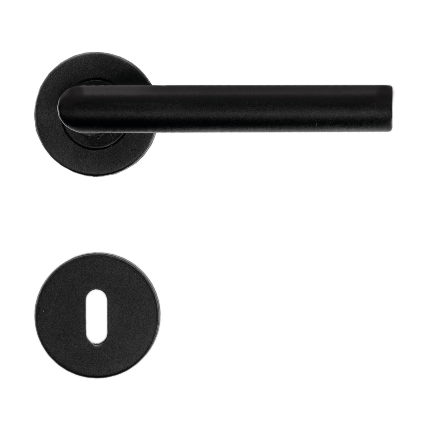 Deurkruk Pro i shape 19mm zwart r+e