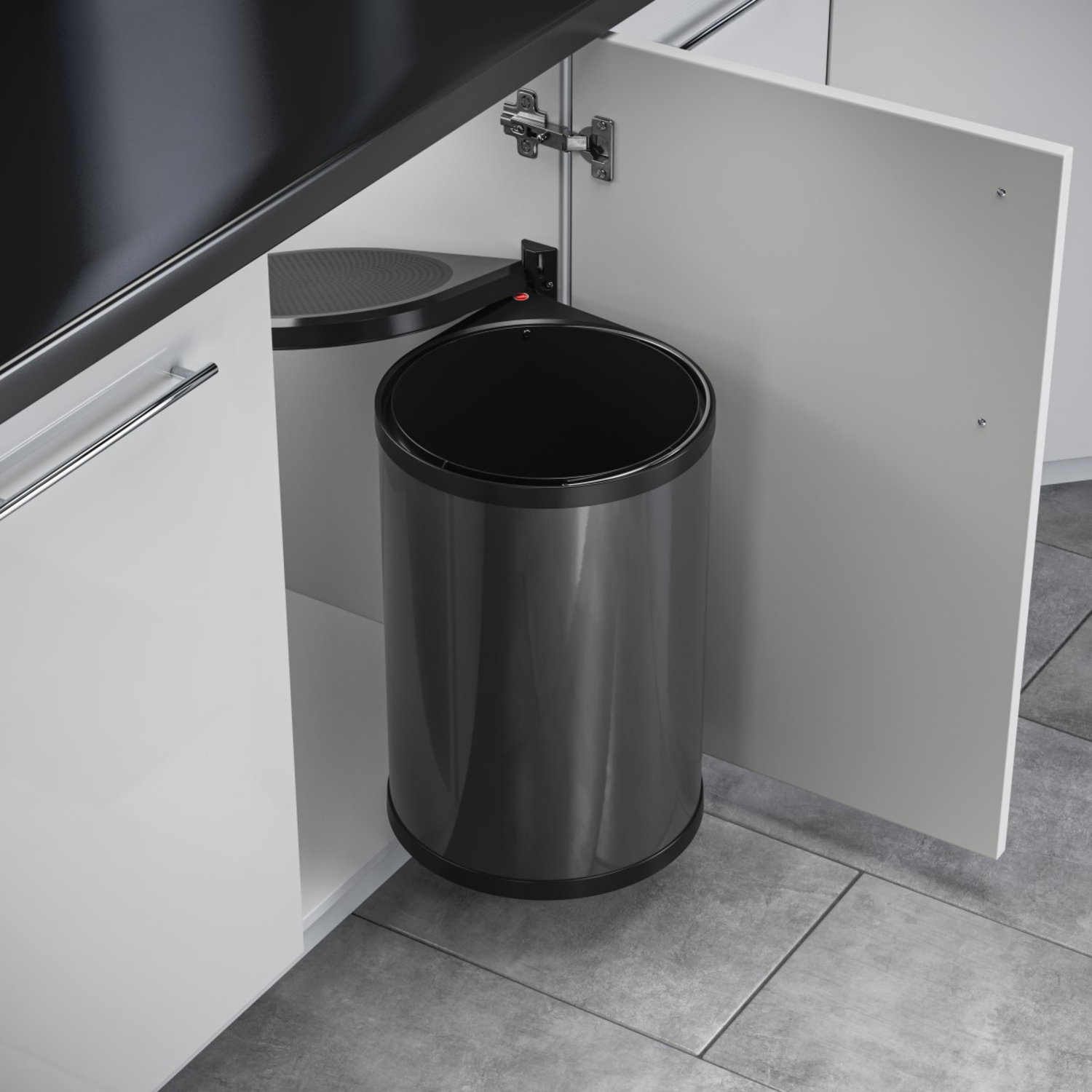 Hailo mono antraciet/zwart 20l