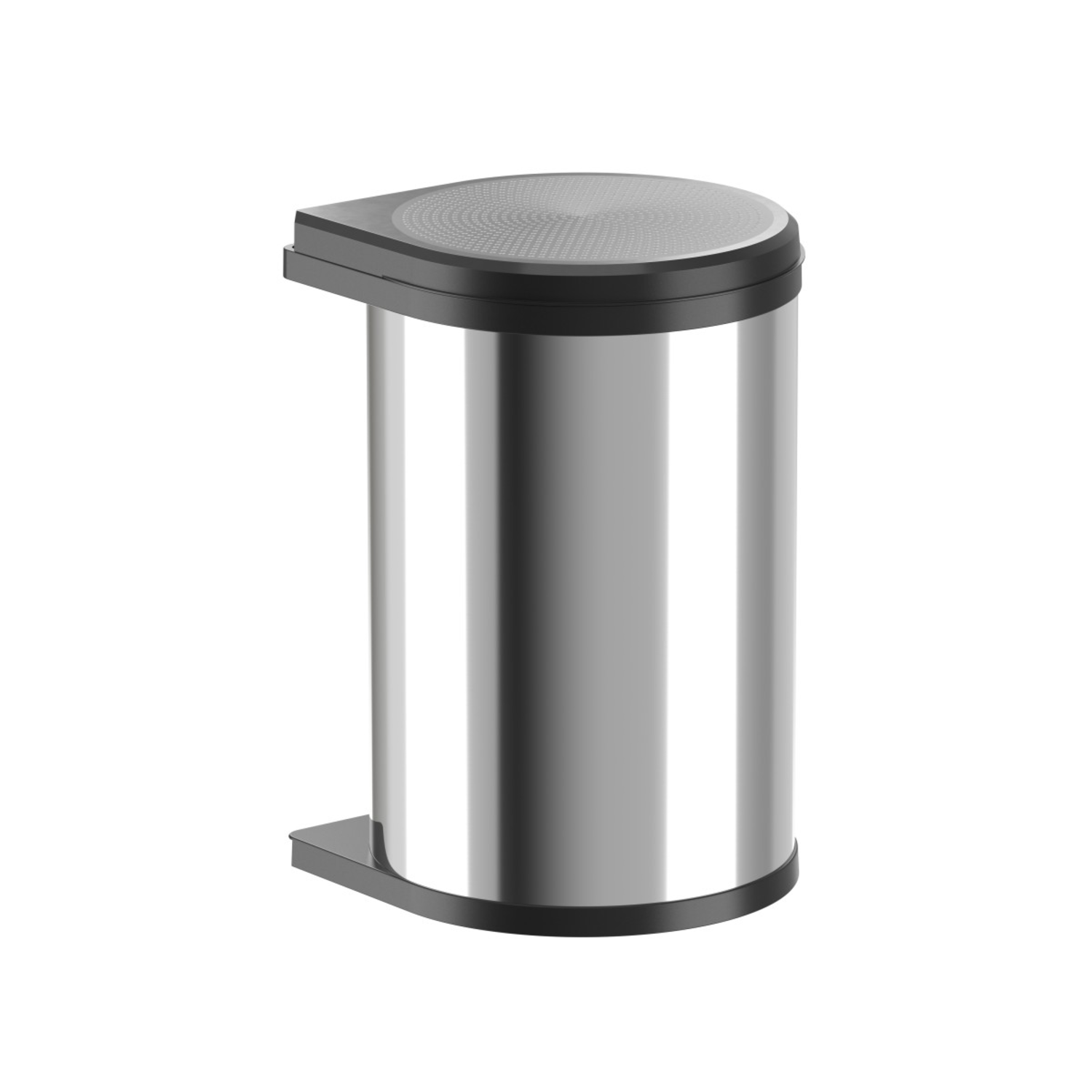 Hailo mono rvs/zwart 20l