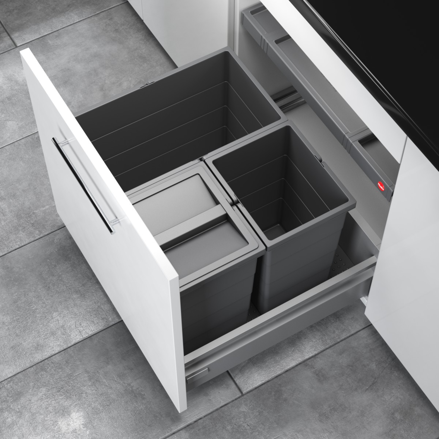 Hailo allegro k.60 cm h.350 mm mm 28+2x13l antrac.