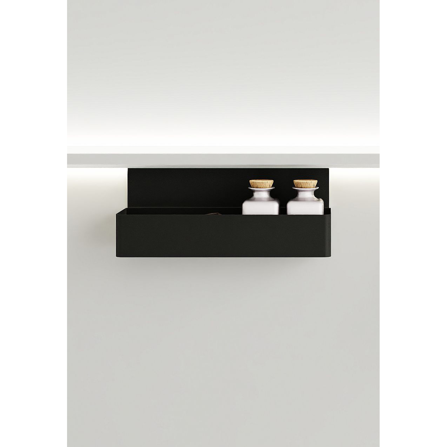 TransFORM legbord met box zwart 120x300x84mm