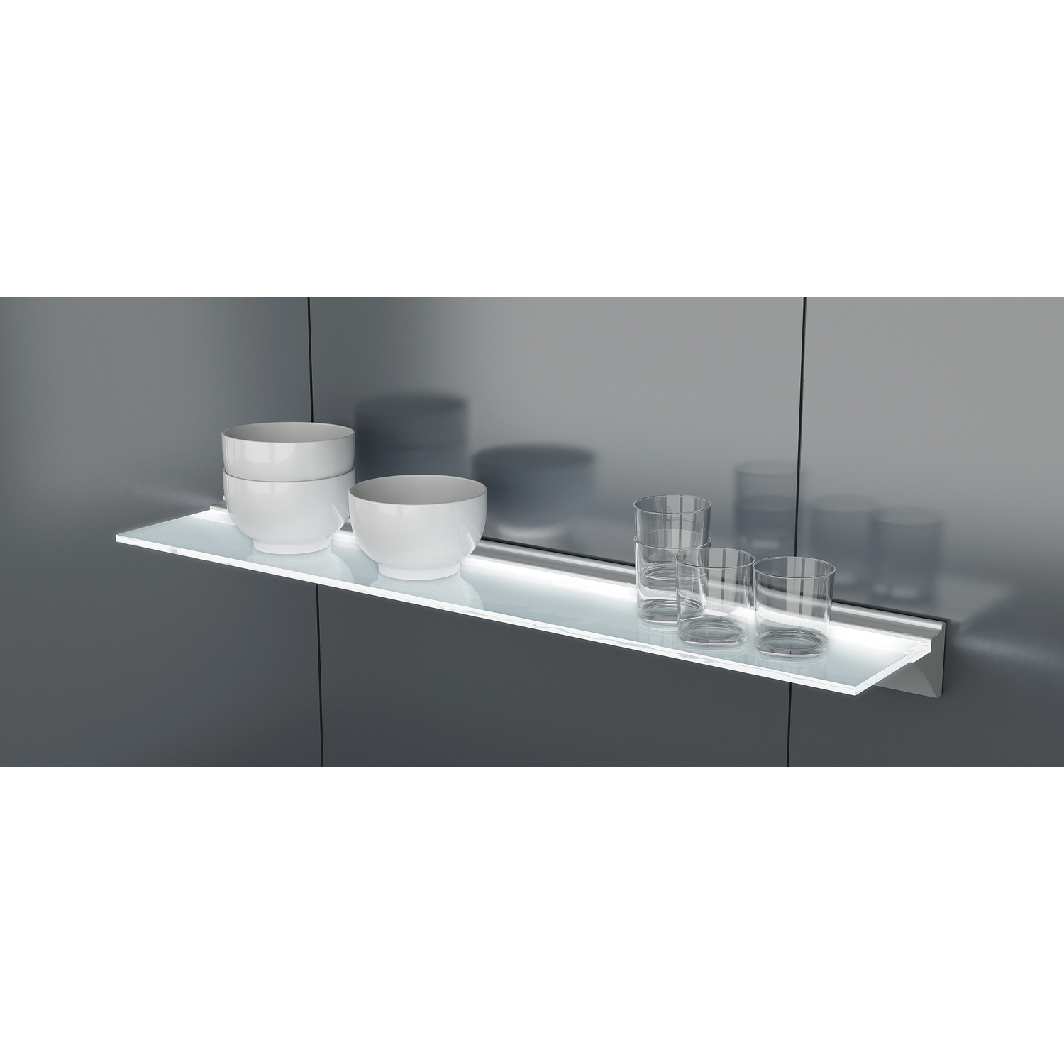 Mono teo led glastablet 900mm 4,8W 230V 4000K