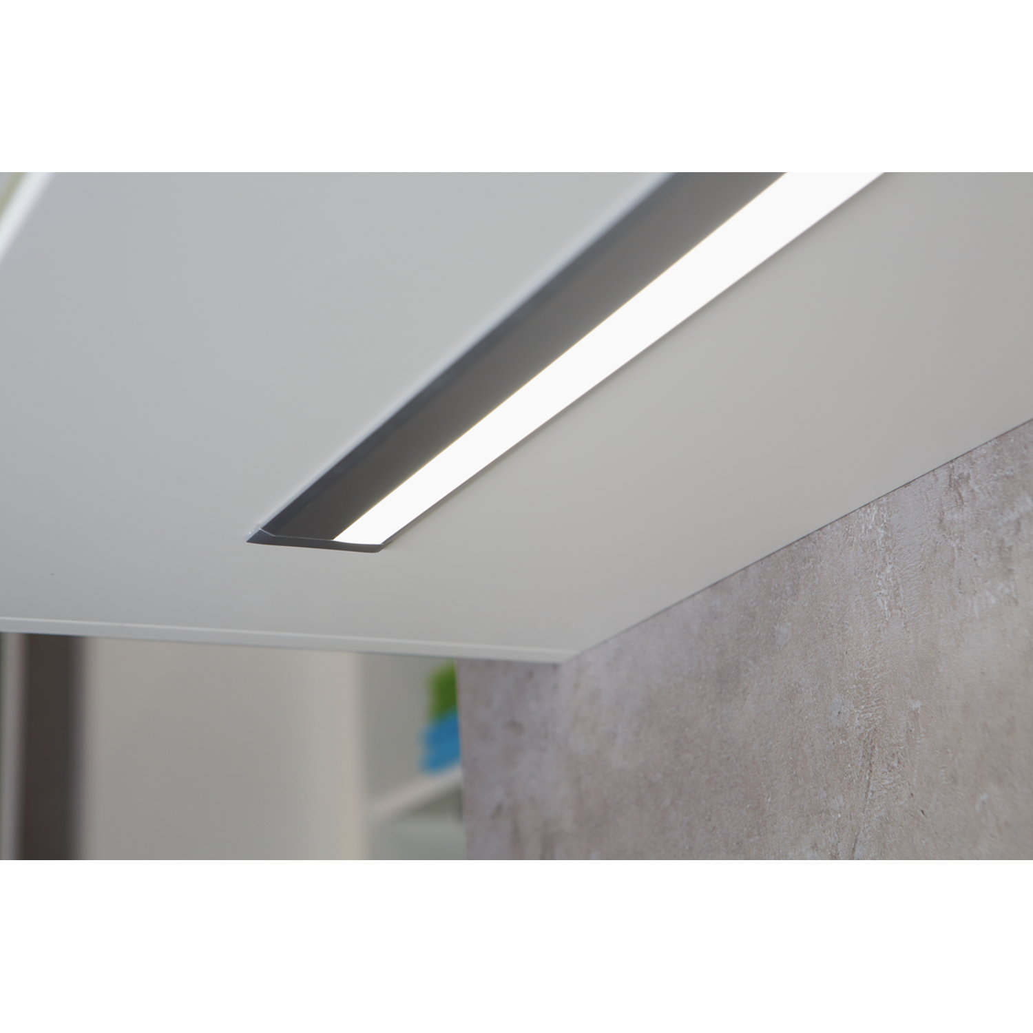 Ld8010 ef Led inbouwprofiel 434mm 3000°k 7,5w 230V