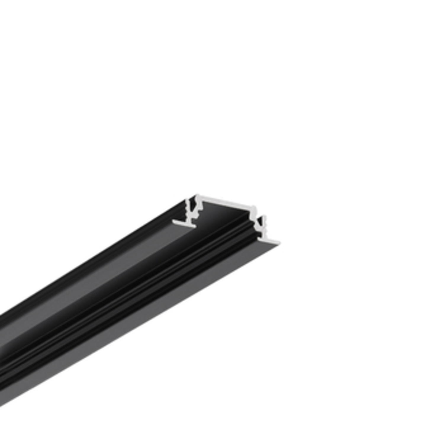 Led profiel Groove14 F 3000 zwart geanodiseerd