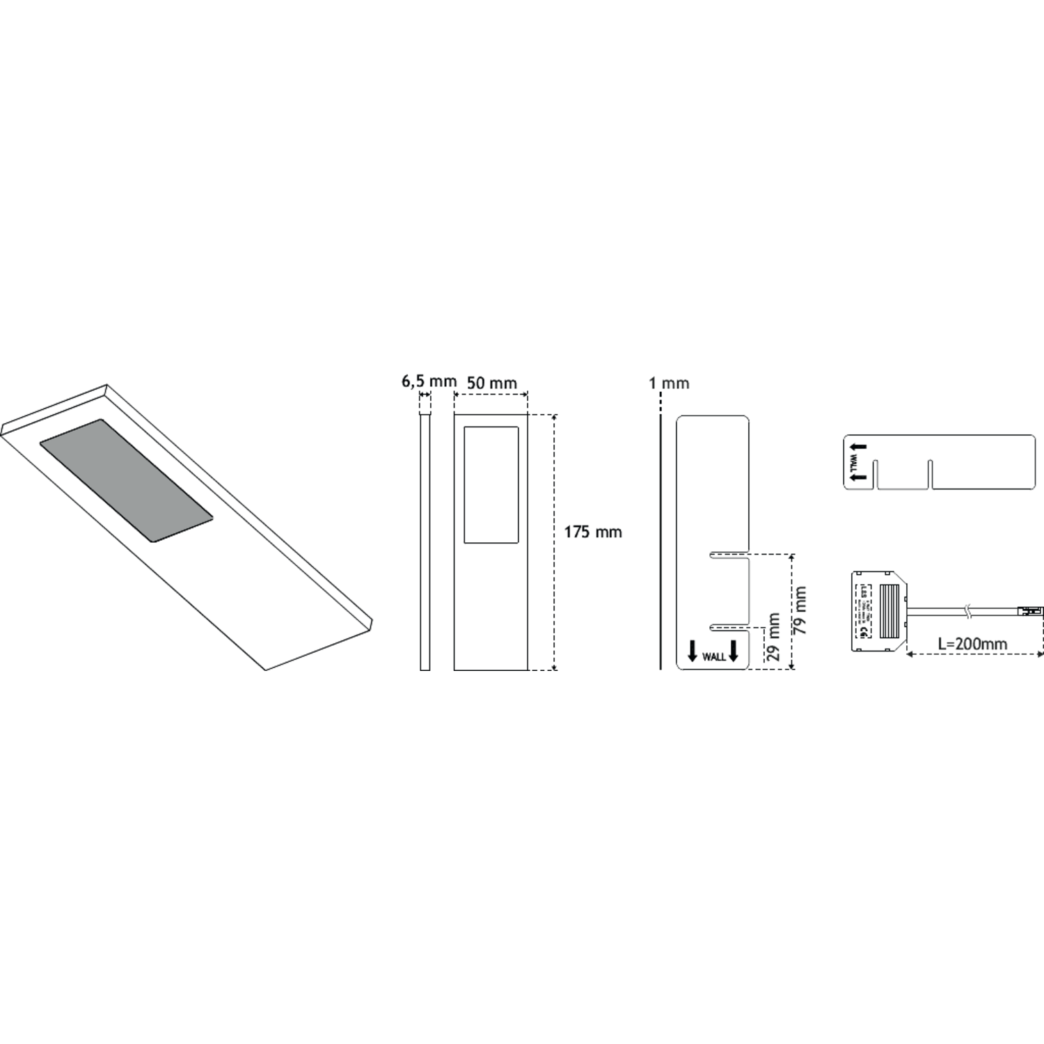 Led set 5 x Six Big Spot Emotion 24V