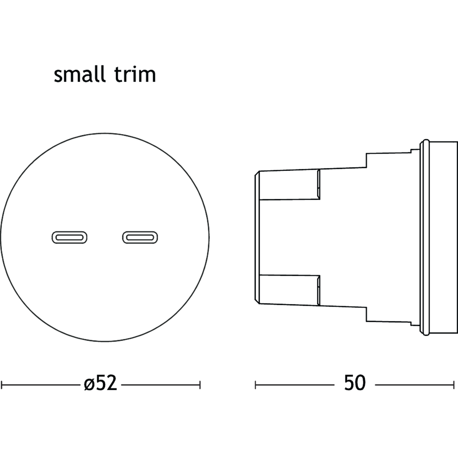Rond 2.0 - multifit 2xusb-c 30w) nikkel