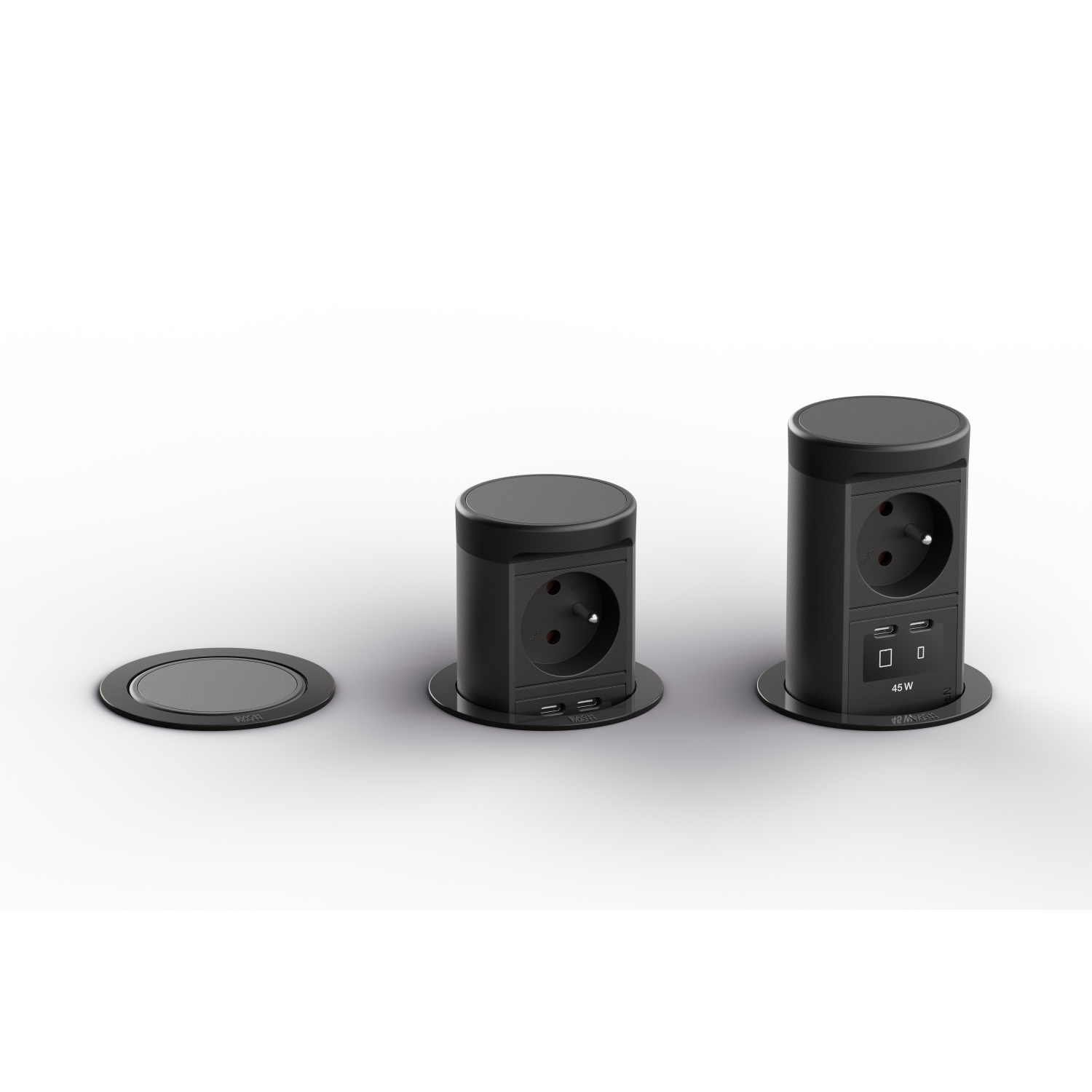 Elevator 2 zwart mat d-l-nl 1 st+usb charger  C/C