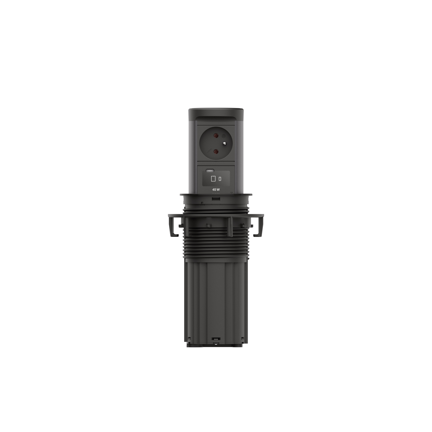Elevator 2 rvs-look d-l-nl 1 st+usb charger  C+QI