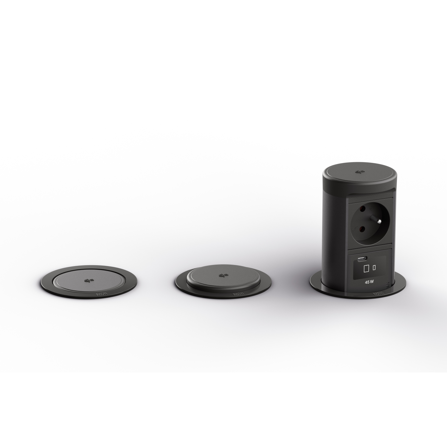 Elevator 2 rvs-look d-l-nl 1 st+usb charger  C+QI