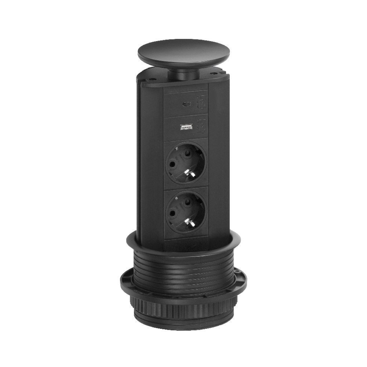 EVOLINE PORT USB A/C ZWART NL-D-L