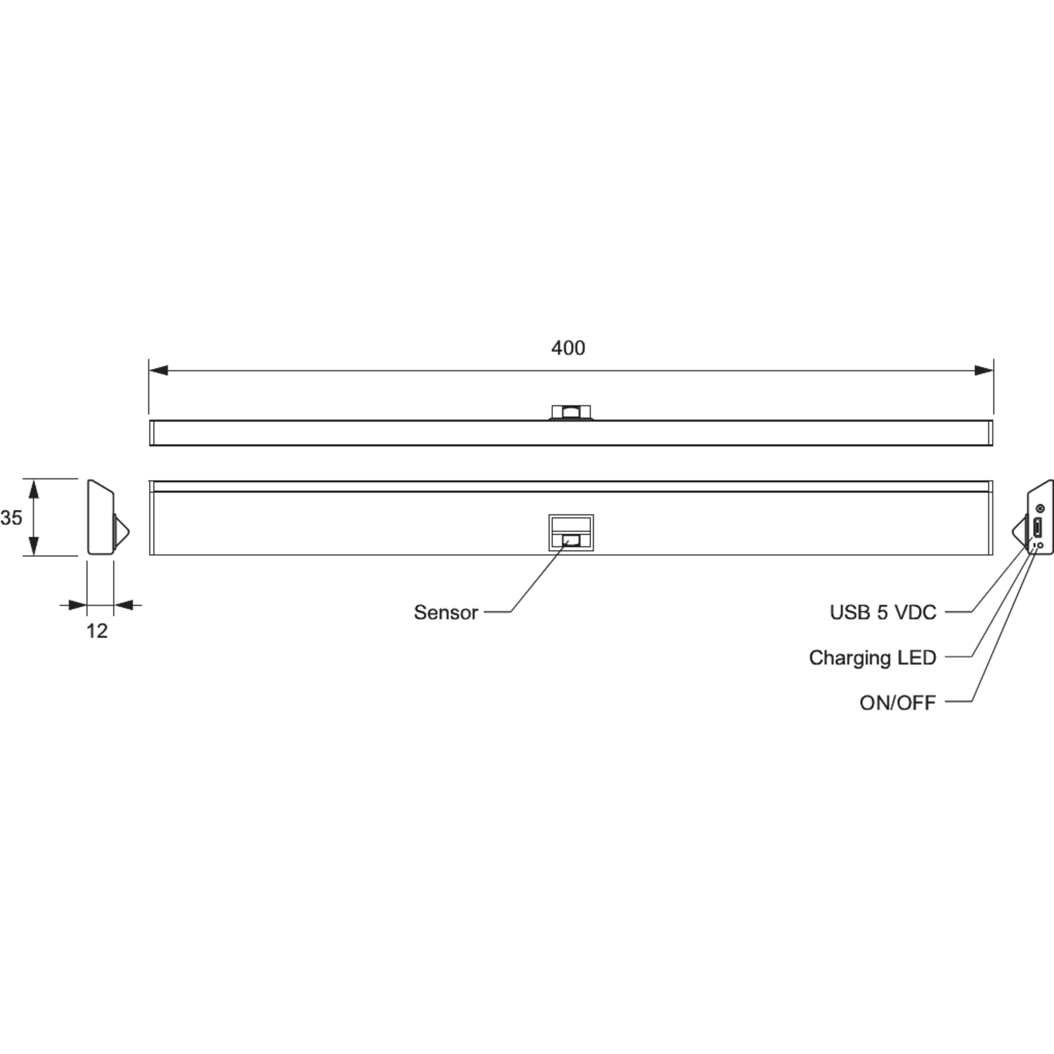 Smart Linear met sensor oplaadbaar