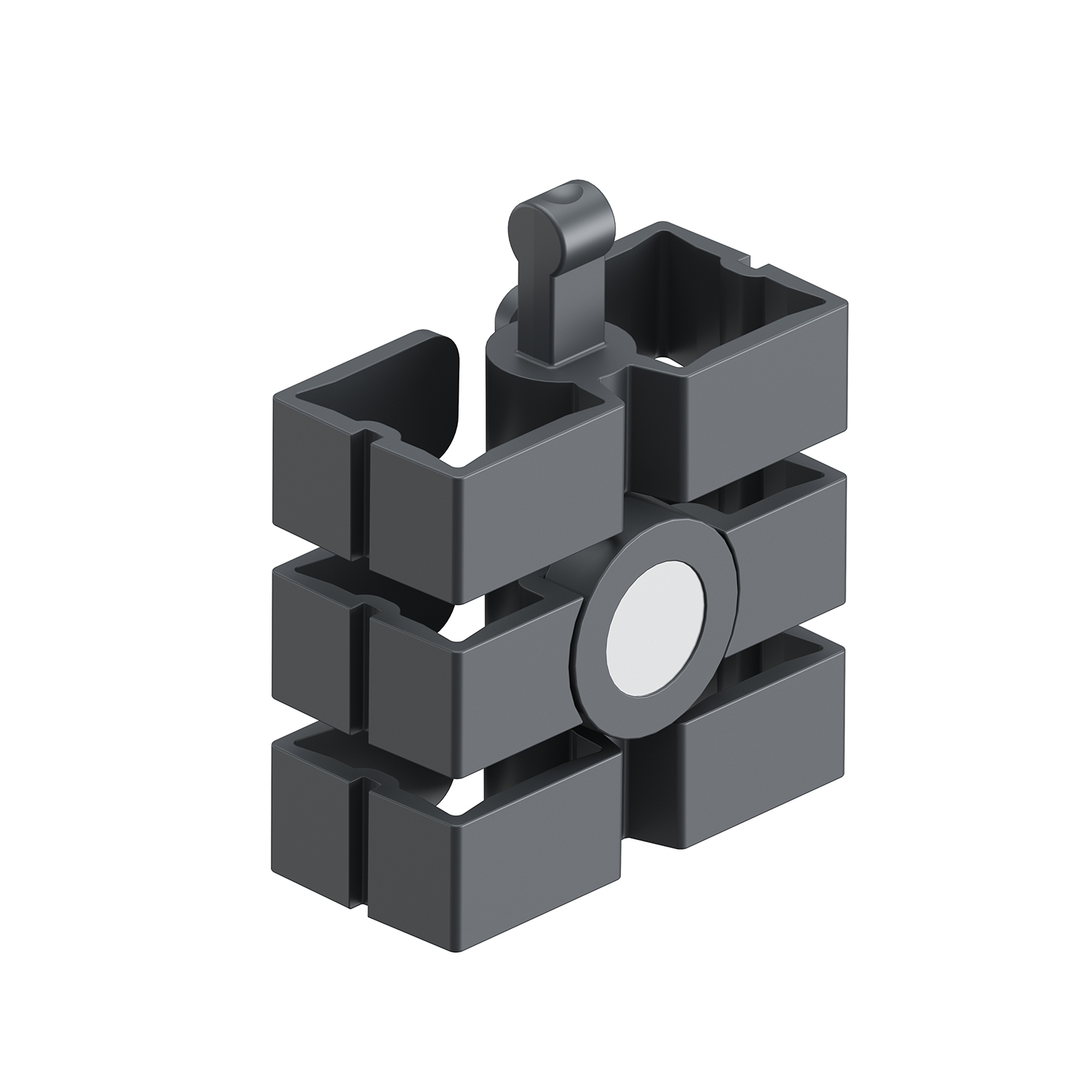 Magneet voor kabelgeleiding Slim, zwart