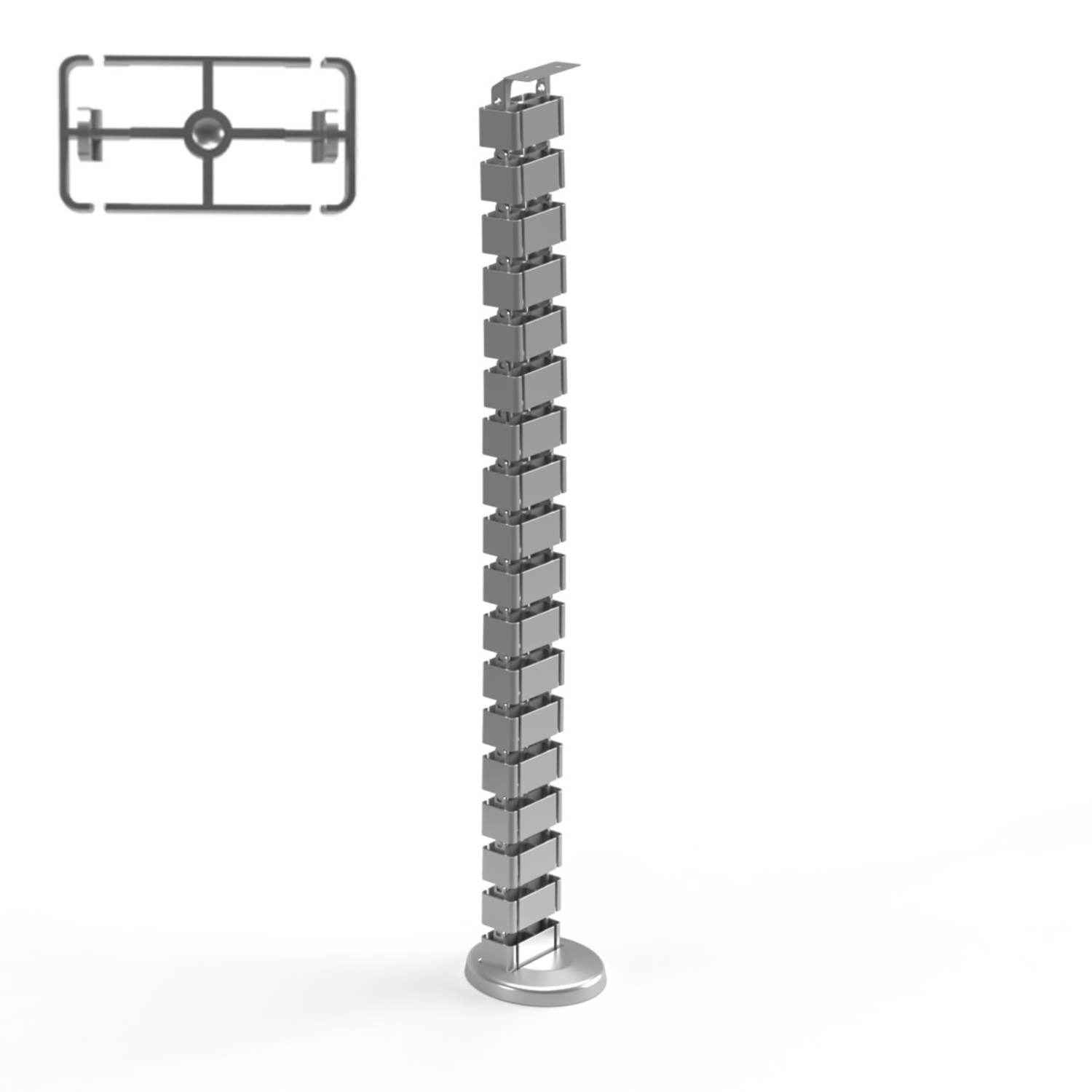 Flexit re kabelgeleiding 1285mm grijs