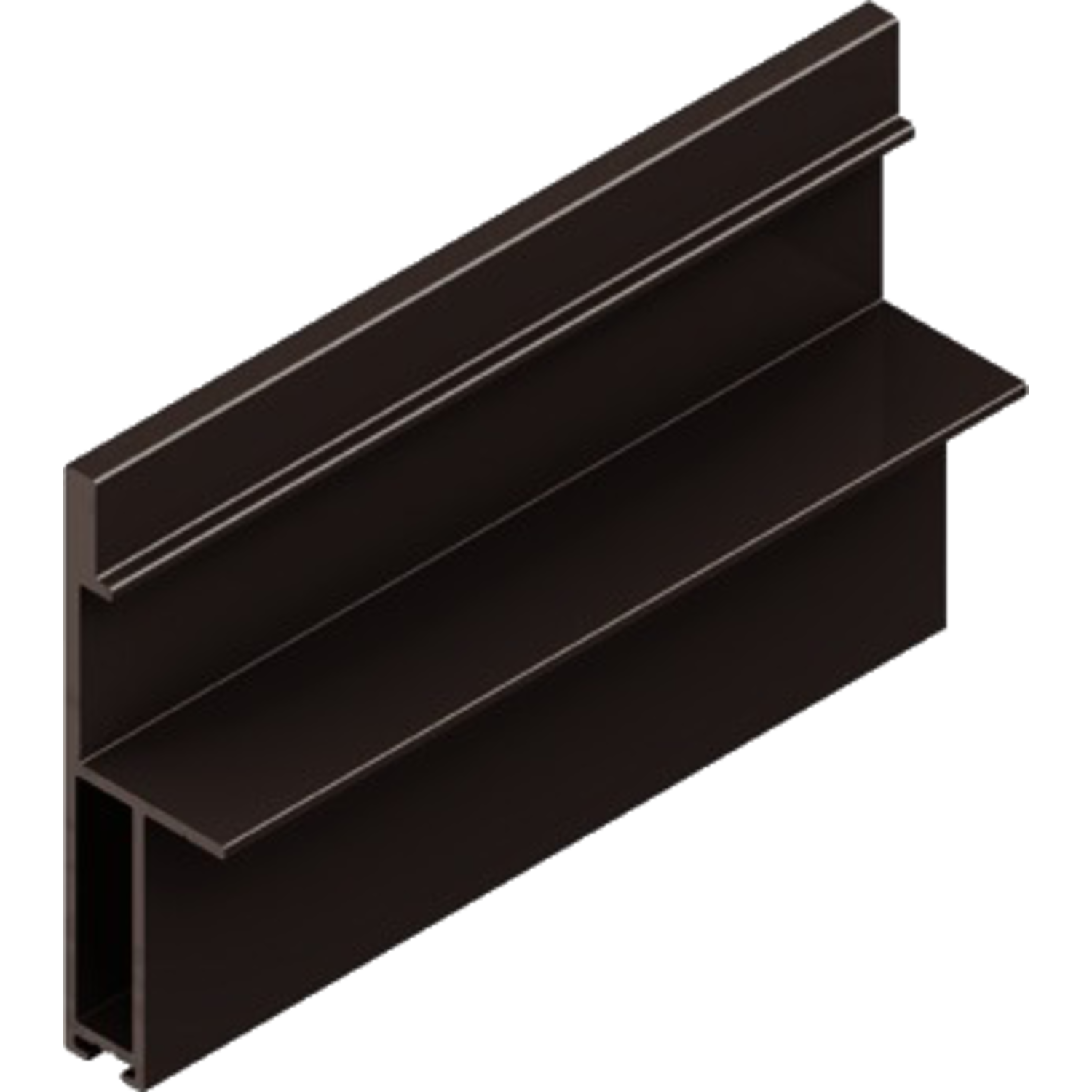 Greepprofiel essence C 2,6m zwart