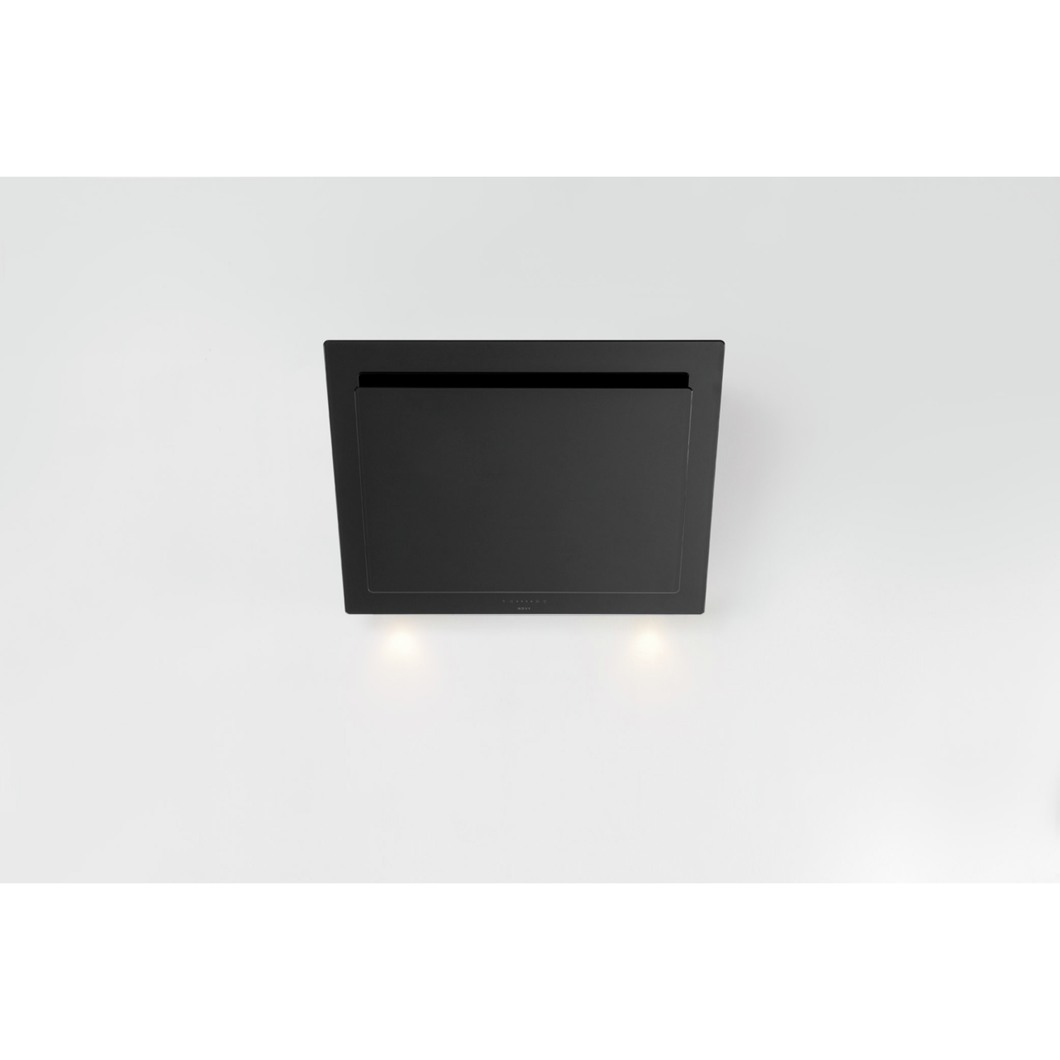 Novy Vision 75 cm zwart glas wanddampkap
