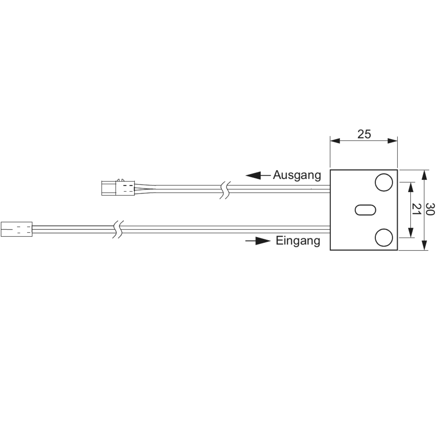 Led touch dimmer zwart 12v max 30w