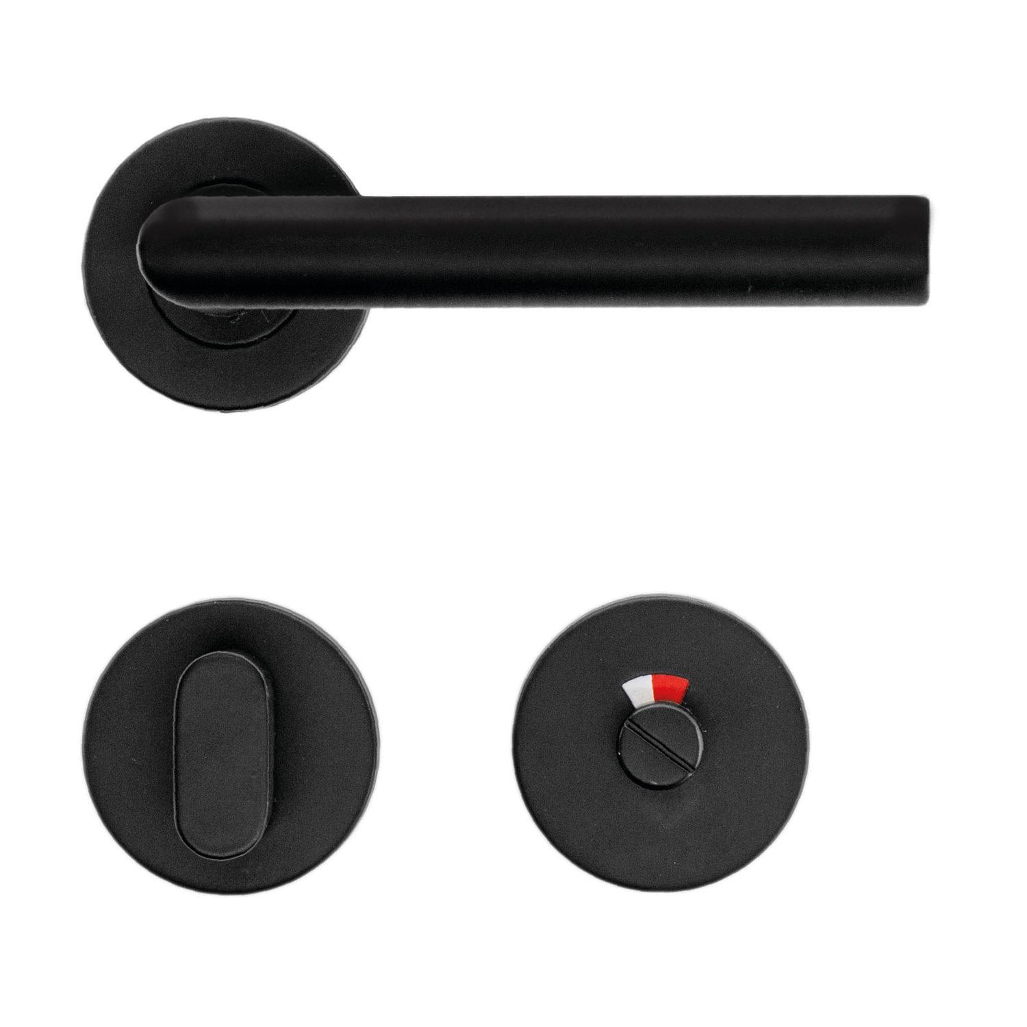 Deurkruk Pro i shape 19mm zwart r+wc