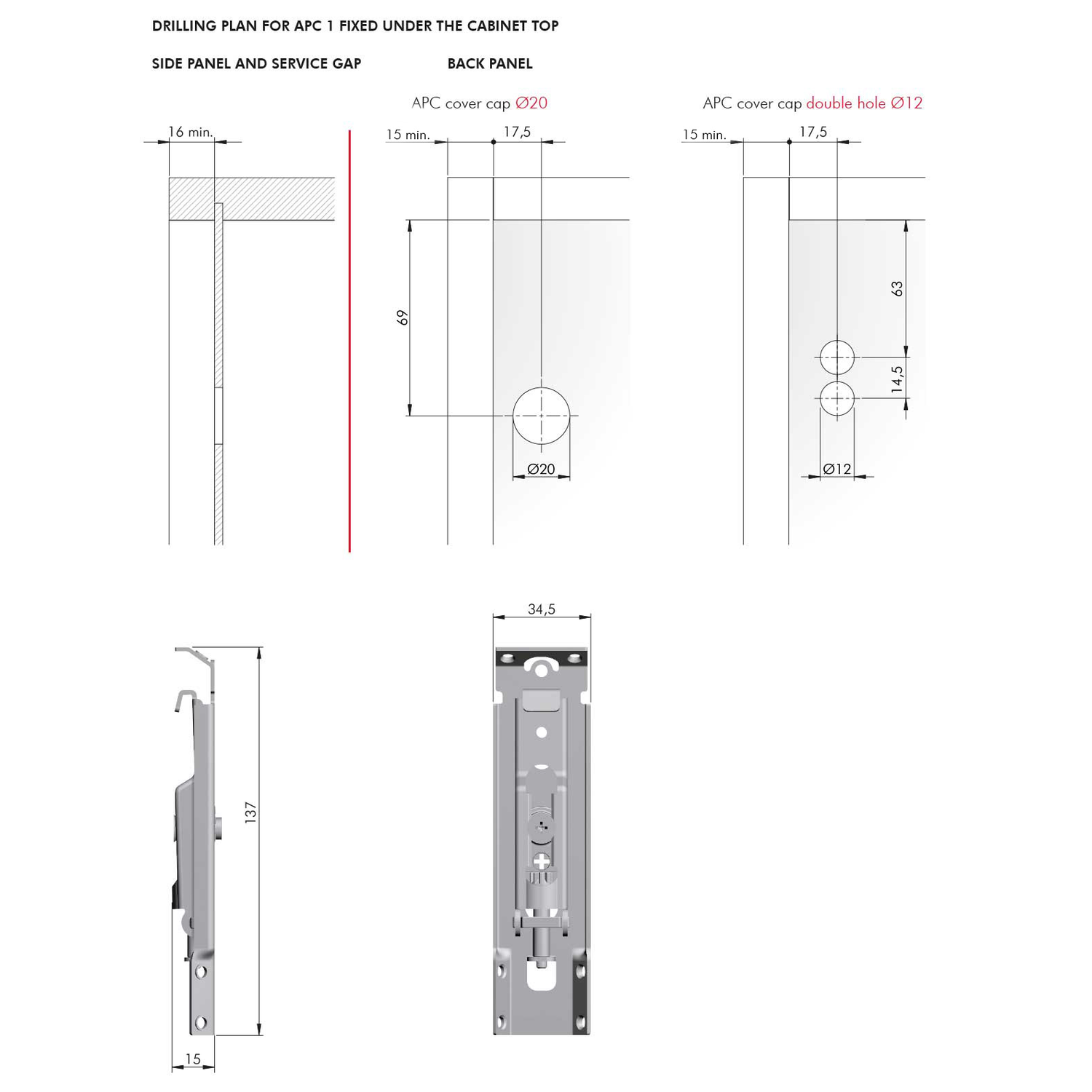 Kastophanger systeem APC1