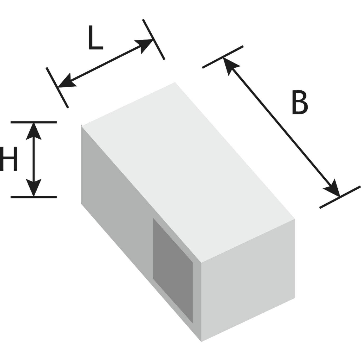 Eindstuk voor buis tube 18x18mm RVS-look