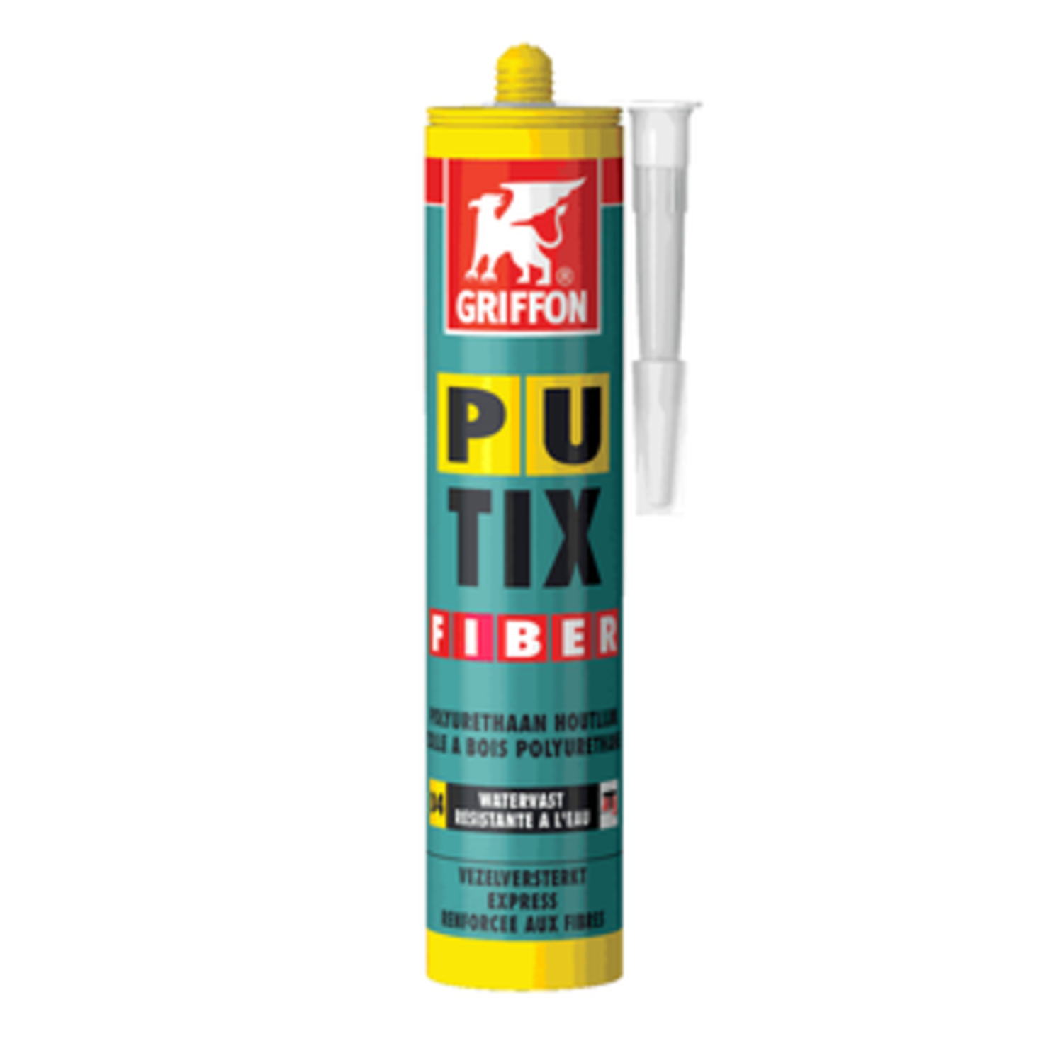 Griffon konstruktielijm pu-tix fiber d4 atg 310ml
