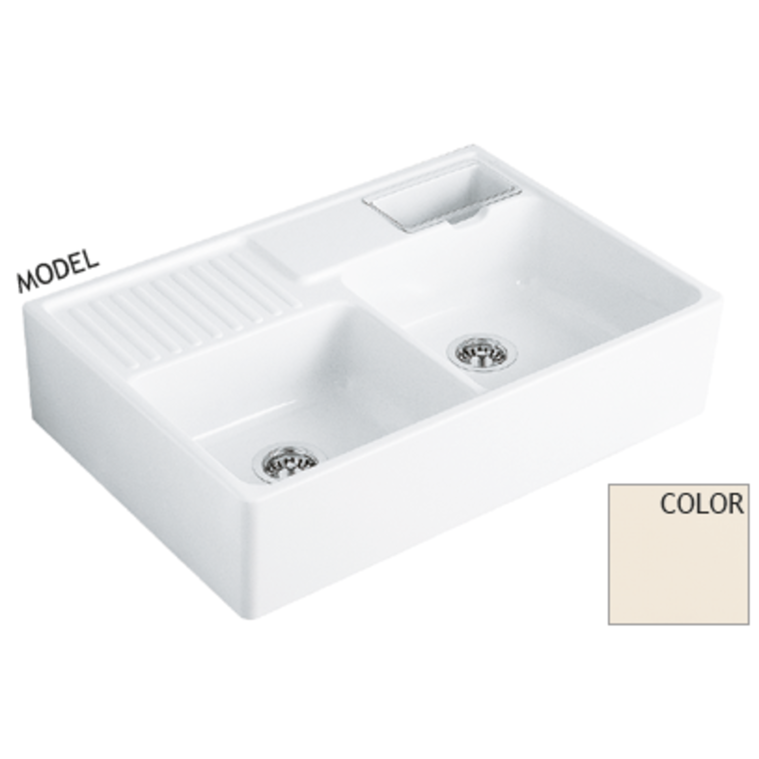 V&B 6323.91.kr tradition creme glanzend