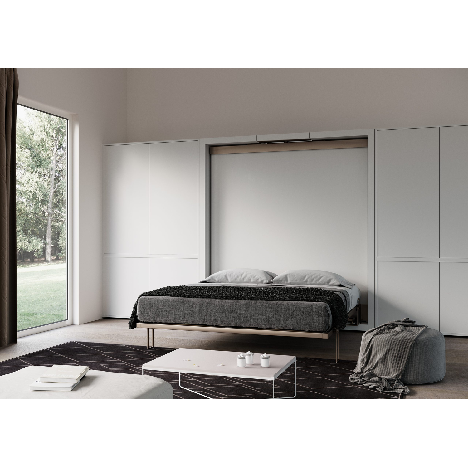 Girotondo ronterend kantelbed + kast 143x202