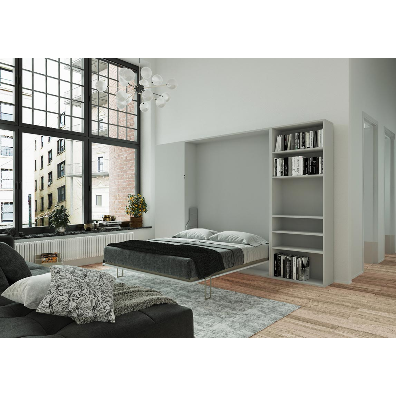 Wem gemotorizeerd vertikaal kantelbed 143x202