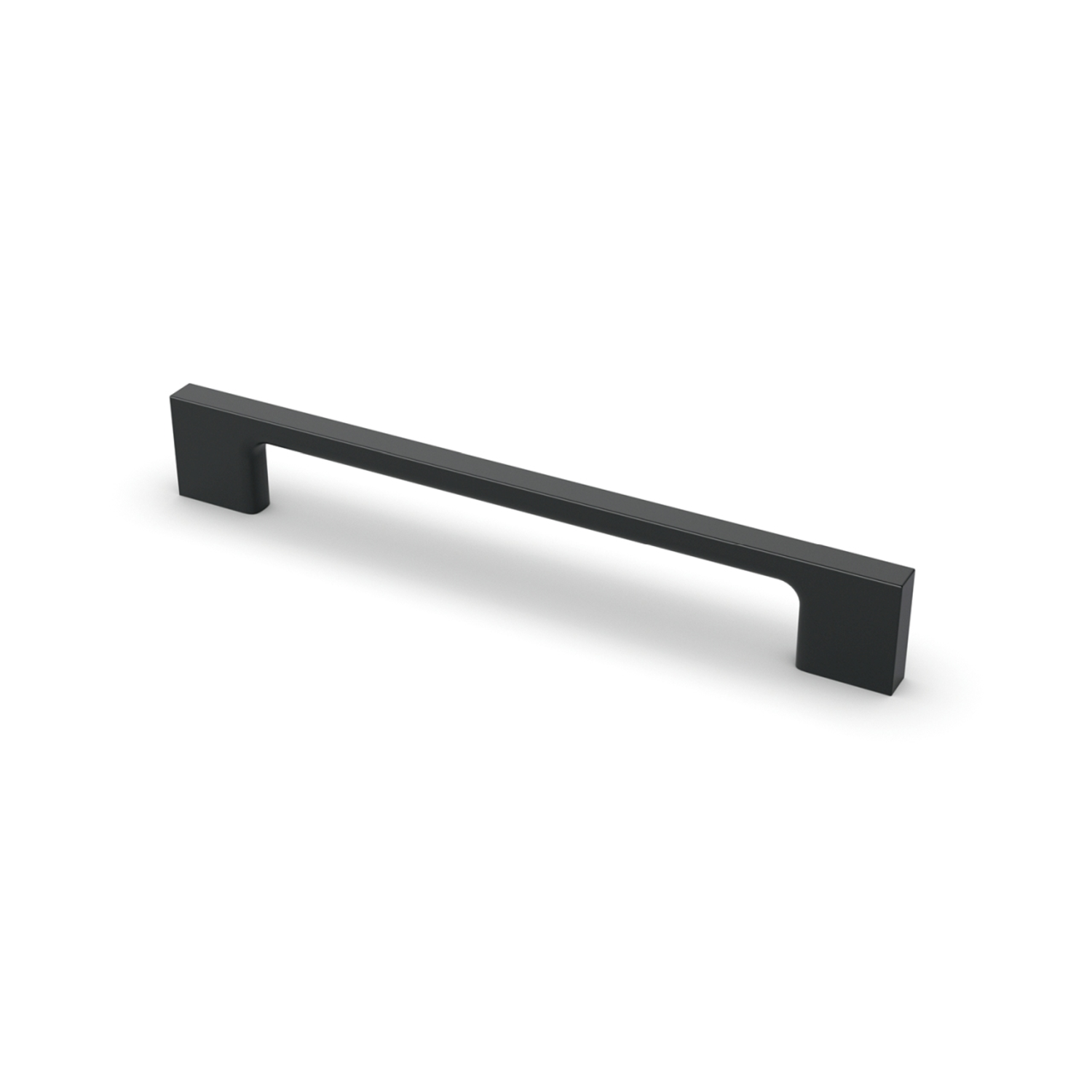 Greep Belluno, boorafstand 96, L 130 mm, B 9 mm, H 28 mm, mat zwart
