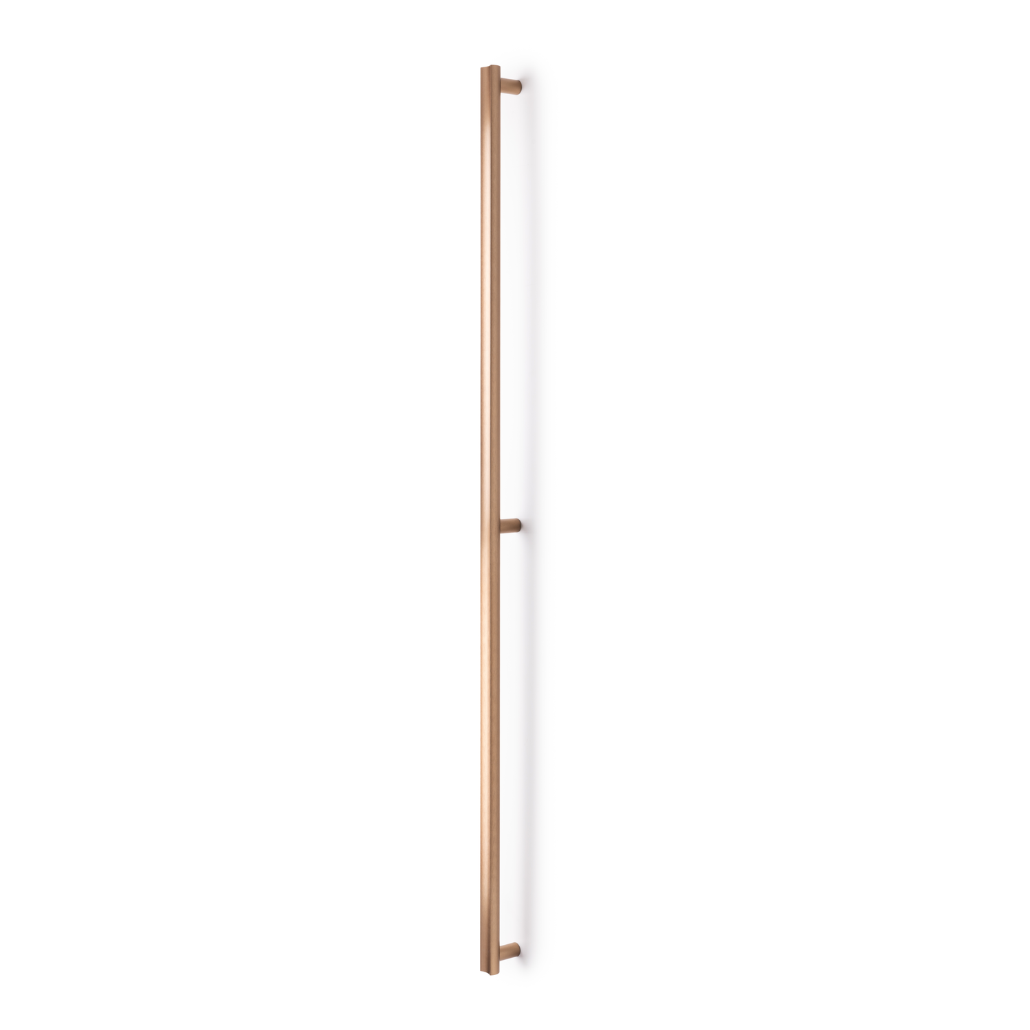 Deurgreep MOON BIG BA528-1056 L1096 aluminium geborsteld messing cava