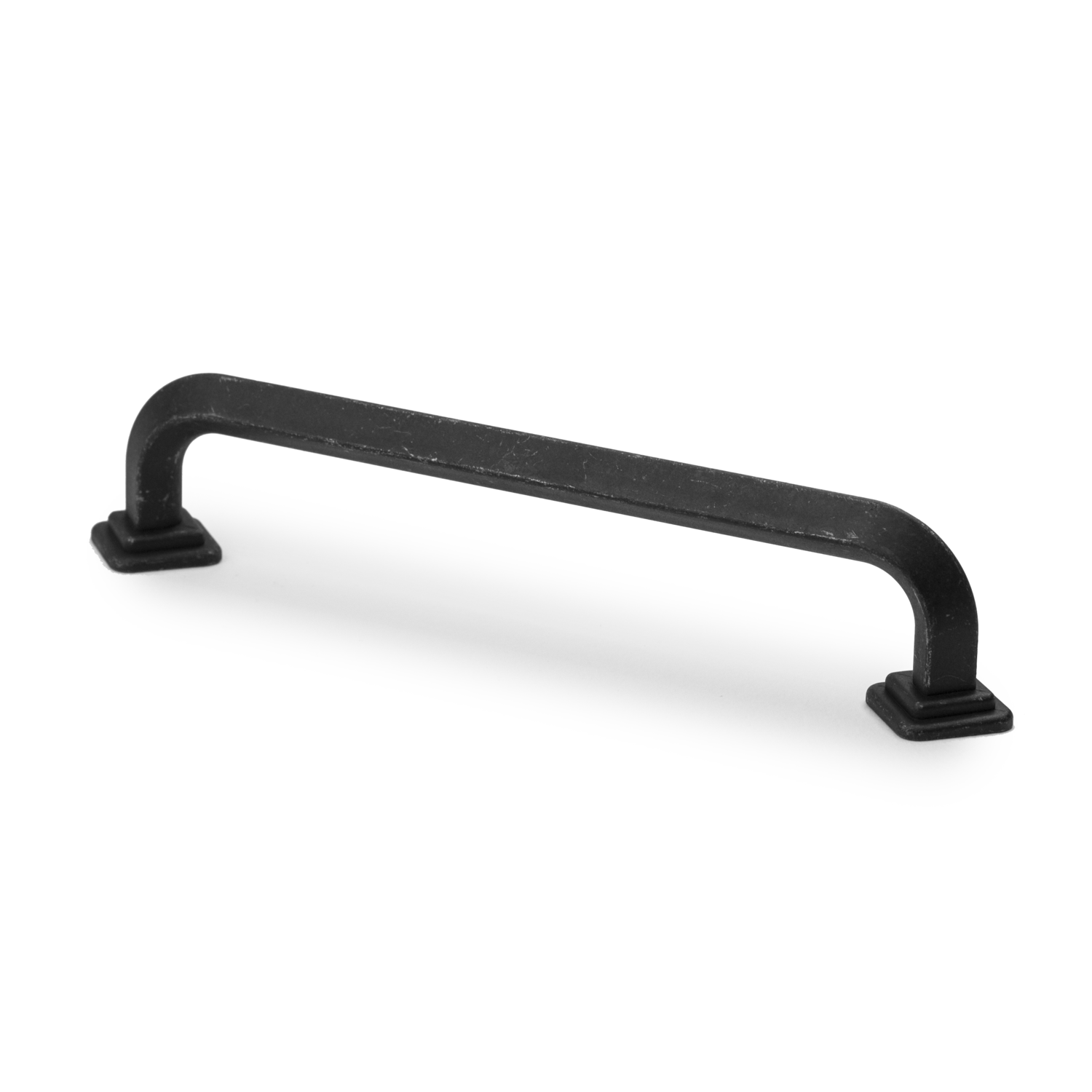 Greep tower square cc 160mm zwart mat ijzerkleur