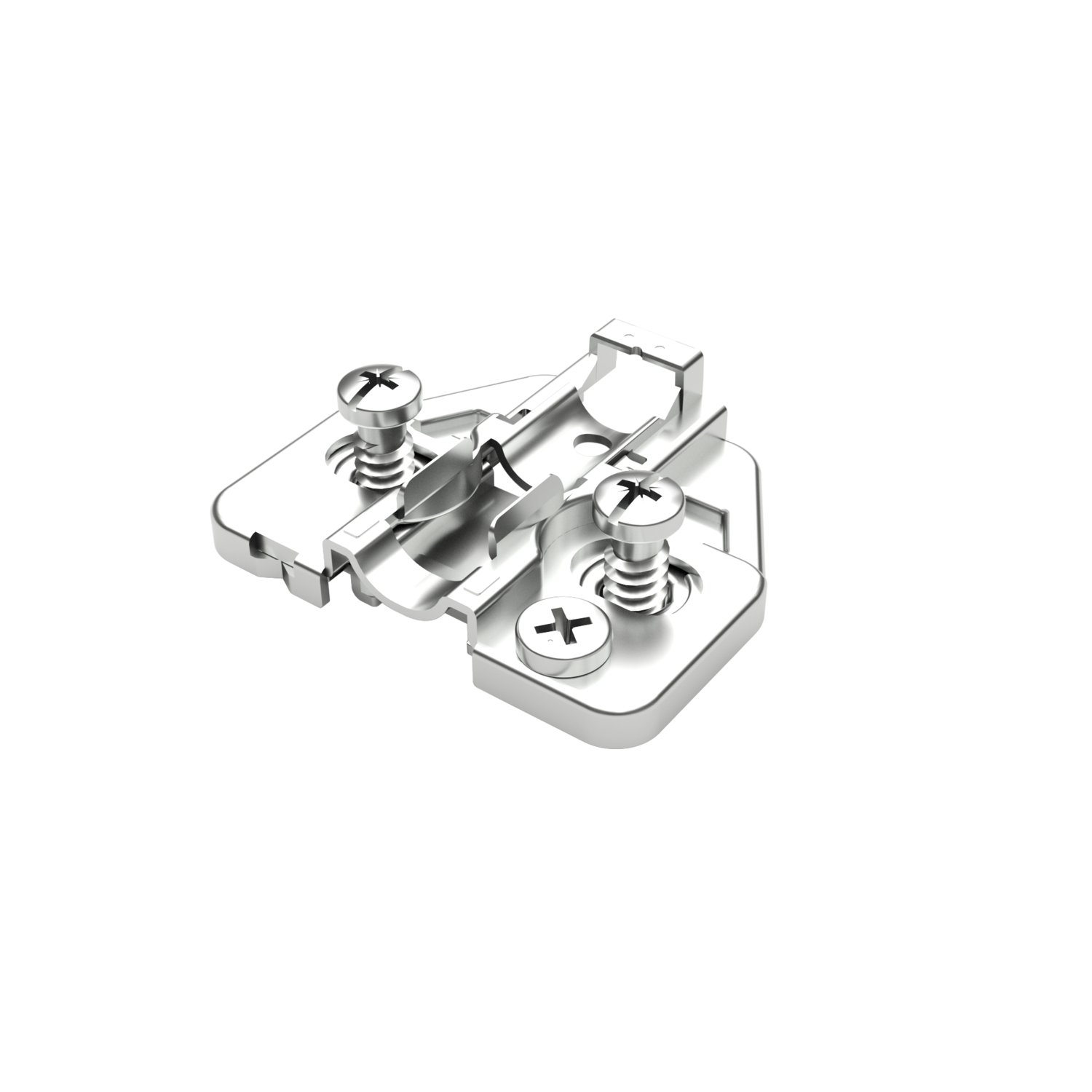 Stelplaat regelb. 4mm met eurovijzen gemont.