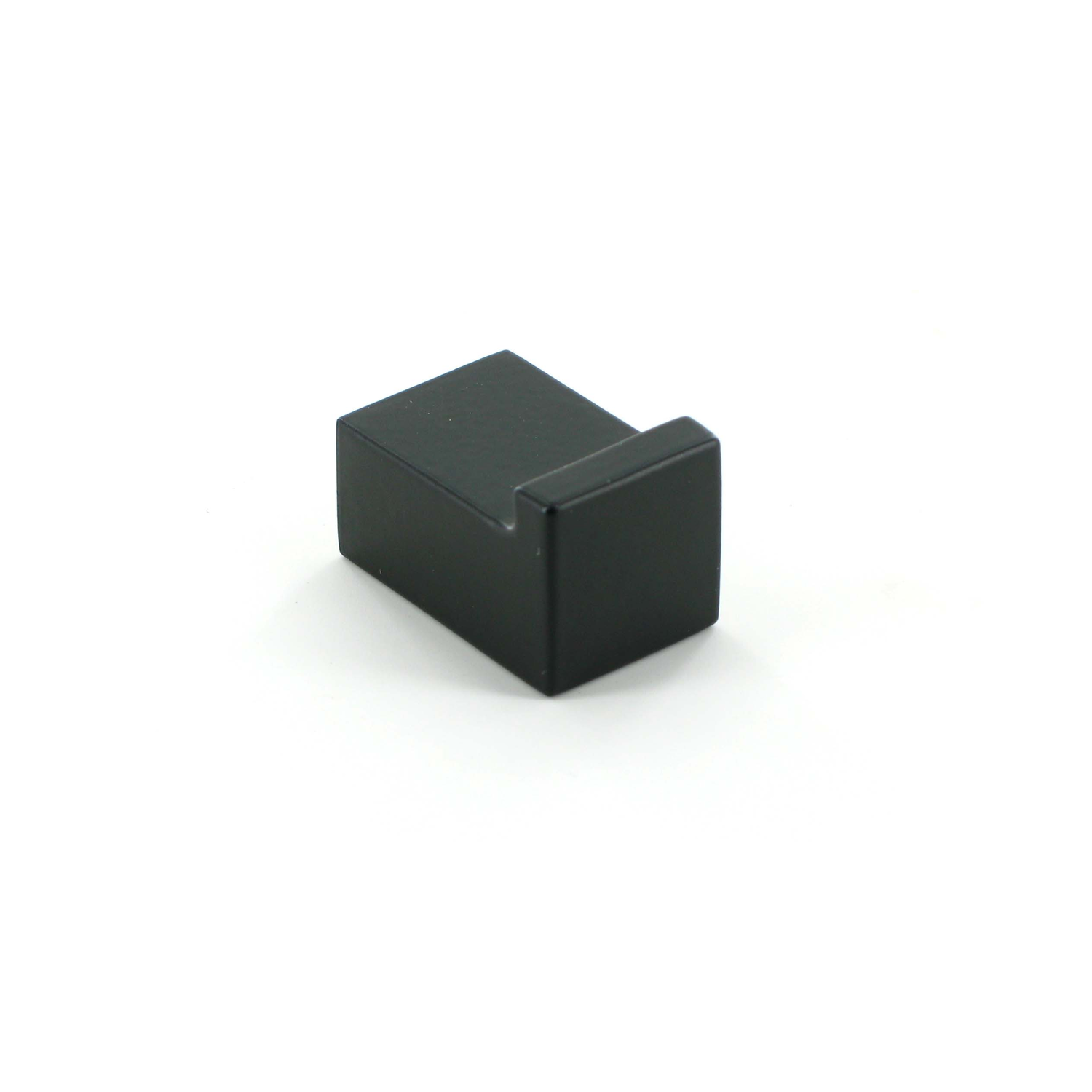 Knop indri RVS zwart mat L 16mm