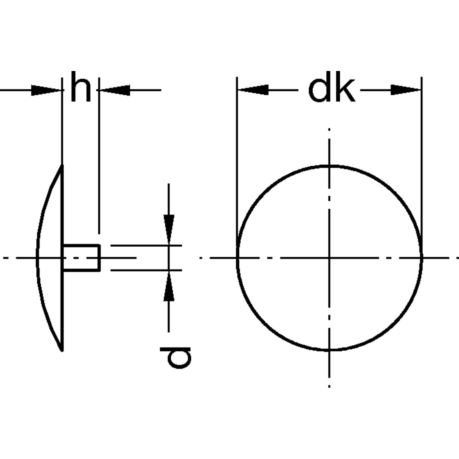 Afdekkap wit voor houtvijs gat 2.4