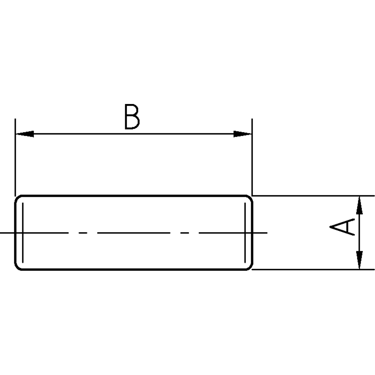 Schapdrager ijzer 5x24 verzinkt