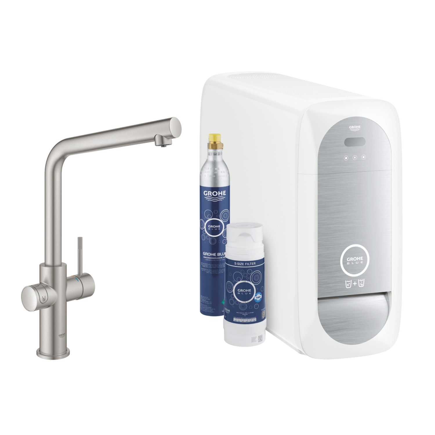Grohe blue home c&s l supersteel